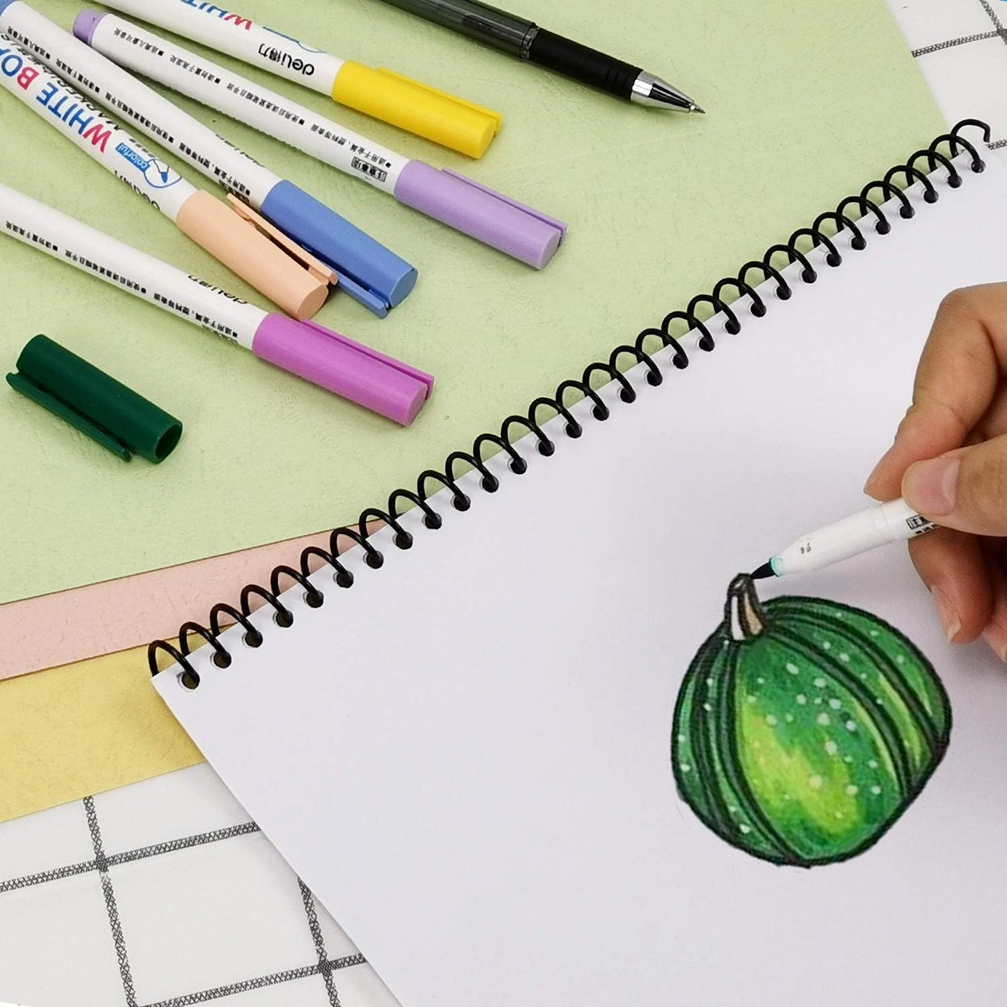 Rayson 3:1 Pitch Plastic Spiral Binding Coils, 7/16" Diameter, 11.1mm, Binds Up to 80 Sheets, Letter Size (8.5" x 11"), Black, Pack of 100