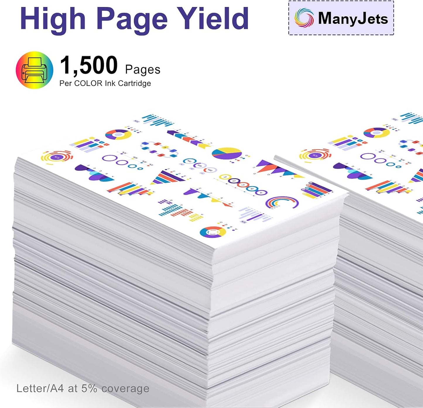 LC3019XXL Compatible Ink Cartridge Replacement for Brother LC3019 LC3019XXL LC3017 Work with Brother MFC-J5330DW MFC-J6930DW MFC-J6530DW MFC-J5335DW MFC-J6730DW Printer (2C,2M,2Y,6-Pack)