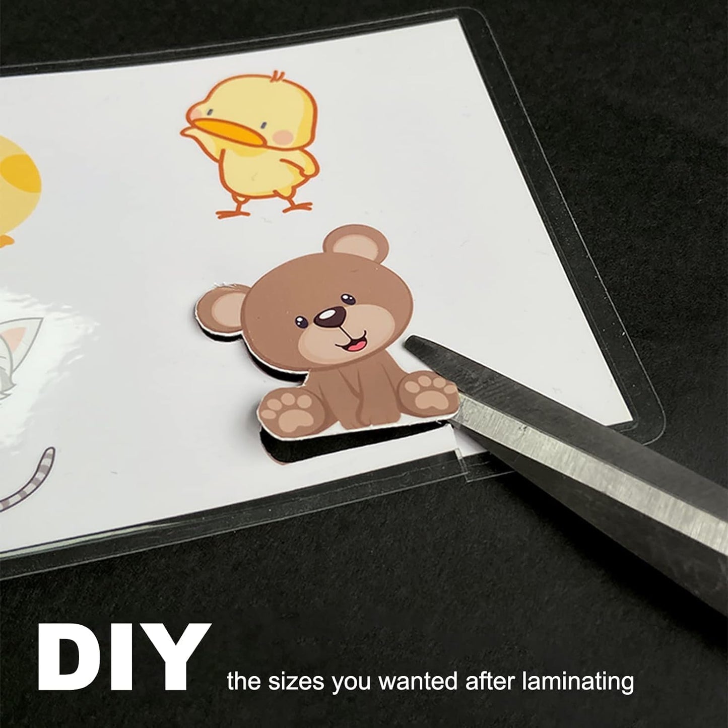 5 Mil Thermal Laminating Sheets, Holds 8.5 x 11 Inch Sheets, Clear Thermal Laminating Pouches for Laminator, 9 X 11.5-inches/Letter Size Thermal Laminating Paper, Round Corner 1000 Pack