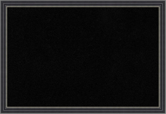 Amanti Art Black Cork Board for Wall, 13x19 Vision Board with Black Wood Frame, Small Corkboard Office Decor for Home Organization, Traditional Corkboard Pinboard to Display Items for Home