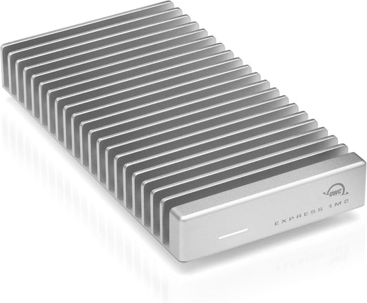 OWC 8TB Express 1M2 40Gb/s Portable NVMe SSD USB4 (Thunderbolt Compatible/USB-C) Ultra Fast External SSD Drive with Aluminum Heat Sink Enclosure