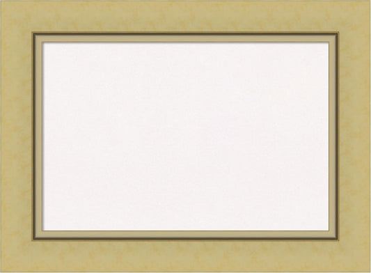 Amanti Art White Cork Board for Wall, 22x30 Vision Board with Gold Frame, Medium Corkboard Office Decor for Home Organization, Casual Corkboard Pinboard to Display Items for Home Organization in