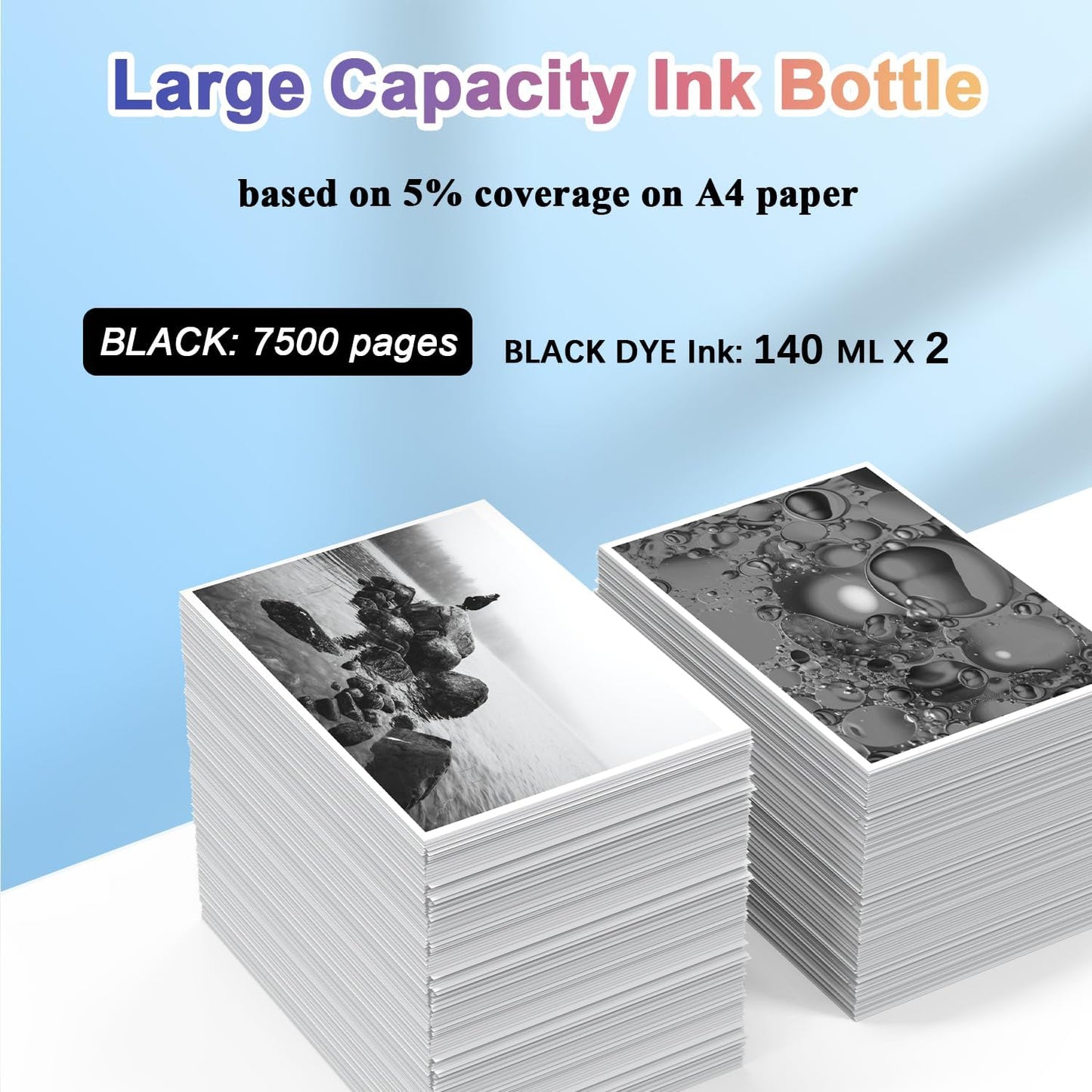 32XL Refill Ink Bottles Replacement for Smart Tank 5101 5102 6001 7001 7002 7301 7602 Plus 651 551 Ink Tank Printer