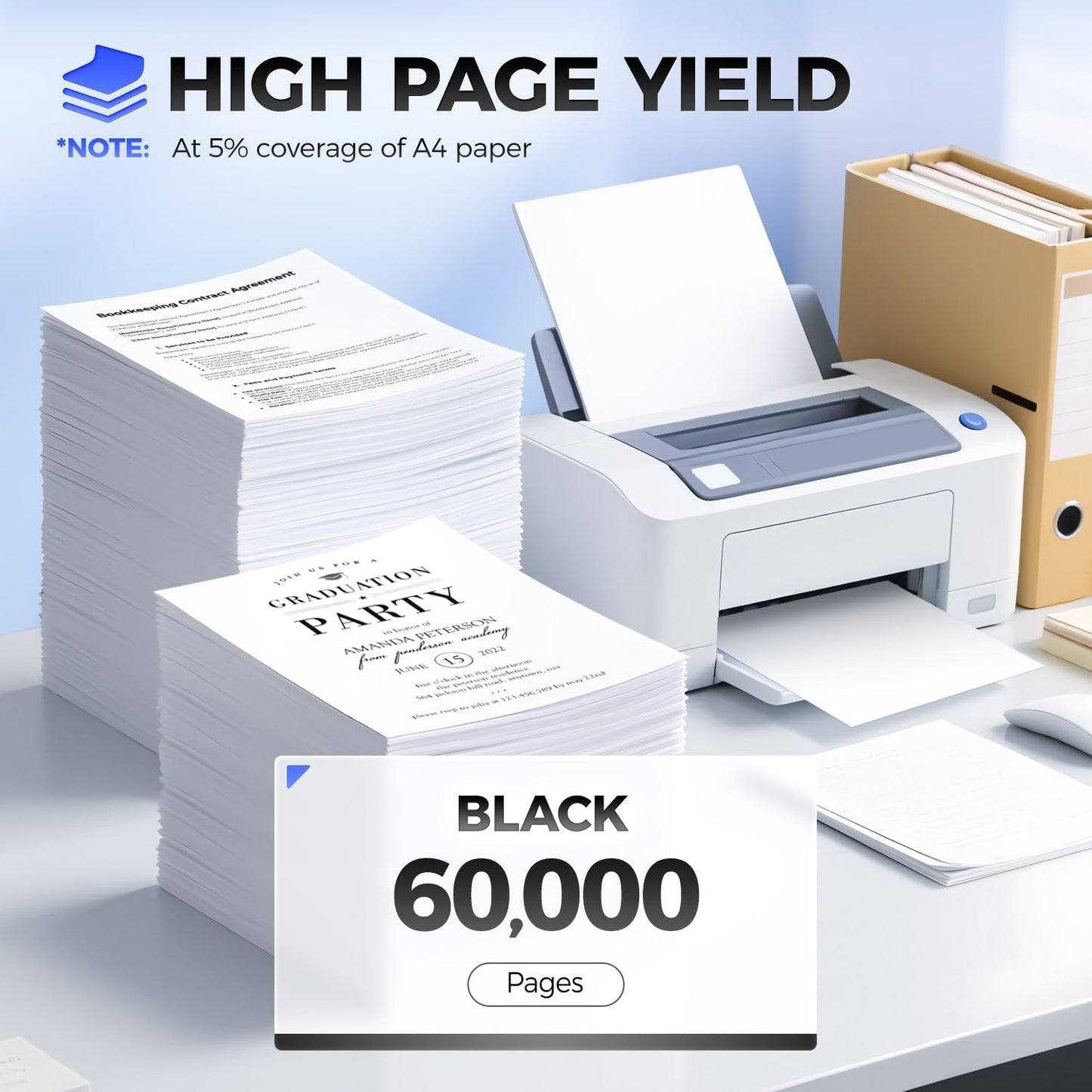 50F0Z00 Imaging Unit (Not Toner)High Yield 1-Pack Replacement for Lexmark 50F0Z00 Drum Unit Compatible for Lexmark MX310 MS310 MS312 MS315 MX511 MS510 MX510 MS410 MX410 MS415 MS610 MX611 Laser Printer