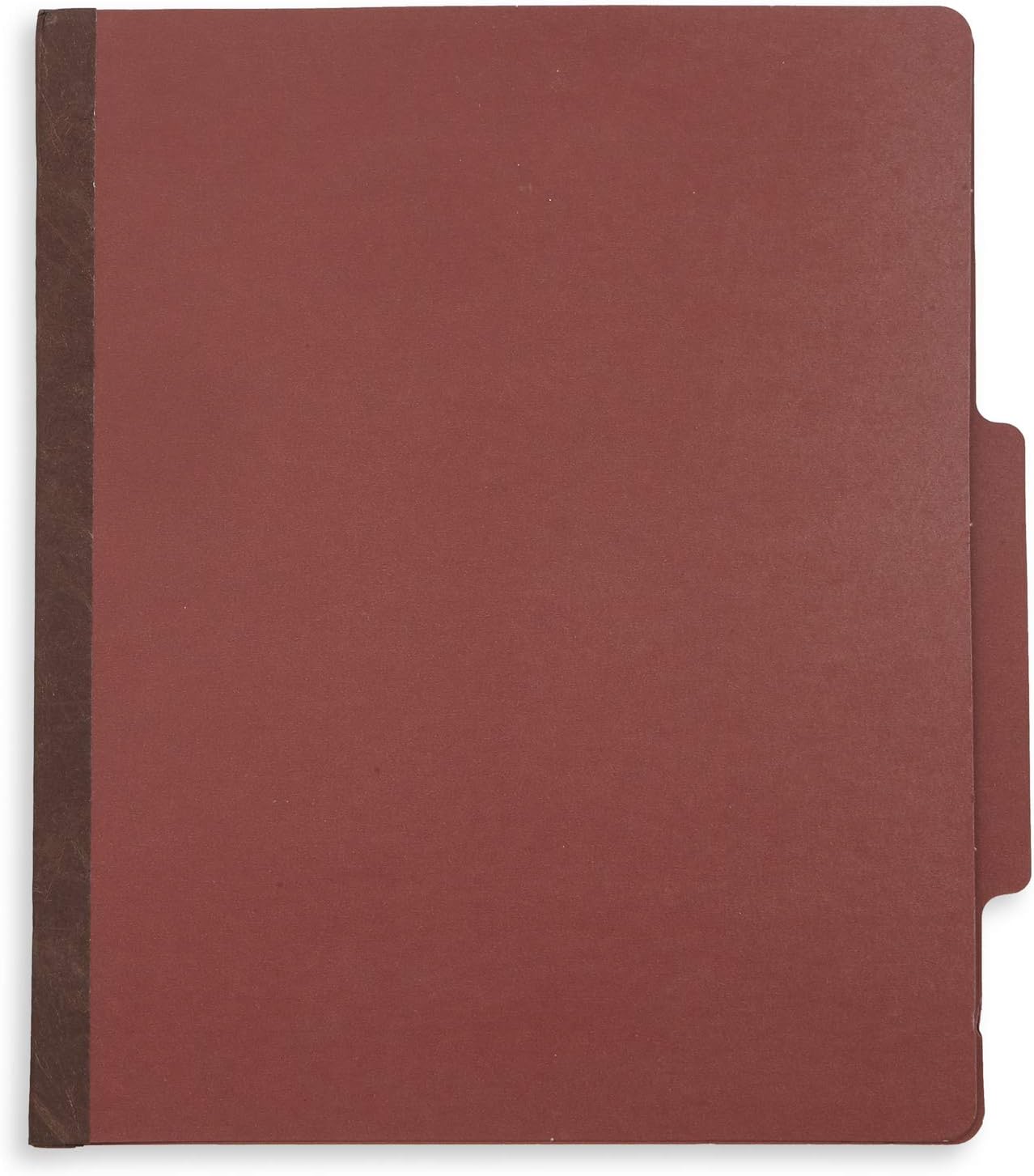 10 Letter Size Red Classification Folders - 1 Divider - 2 Inch Tyvek Expansions - Durable 2 Prongs Designed to Organize Standard Medical Files, Office Reports - Letter Size, Red Brick Color, 10 Pack