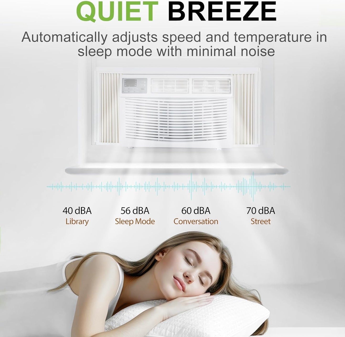 WiFi Enabled 12,000 BTU Window Air Conditioner, Smart Window AC Unit with Remote, Energy Saving AC with Washable Filter for Home, Cools up to 550 Sq. Ft