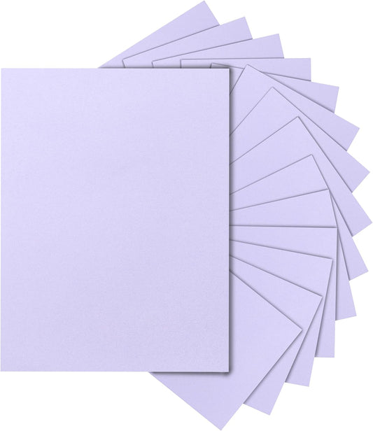 100 Sheets Purple Cardstock 8.5 x 11 Certificates Paper, 200gsm/75lb Heavyweight Paper Card Stock for Cards Making, Greeting Card, Business Cards, School Crafting, Menus