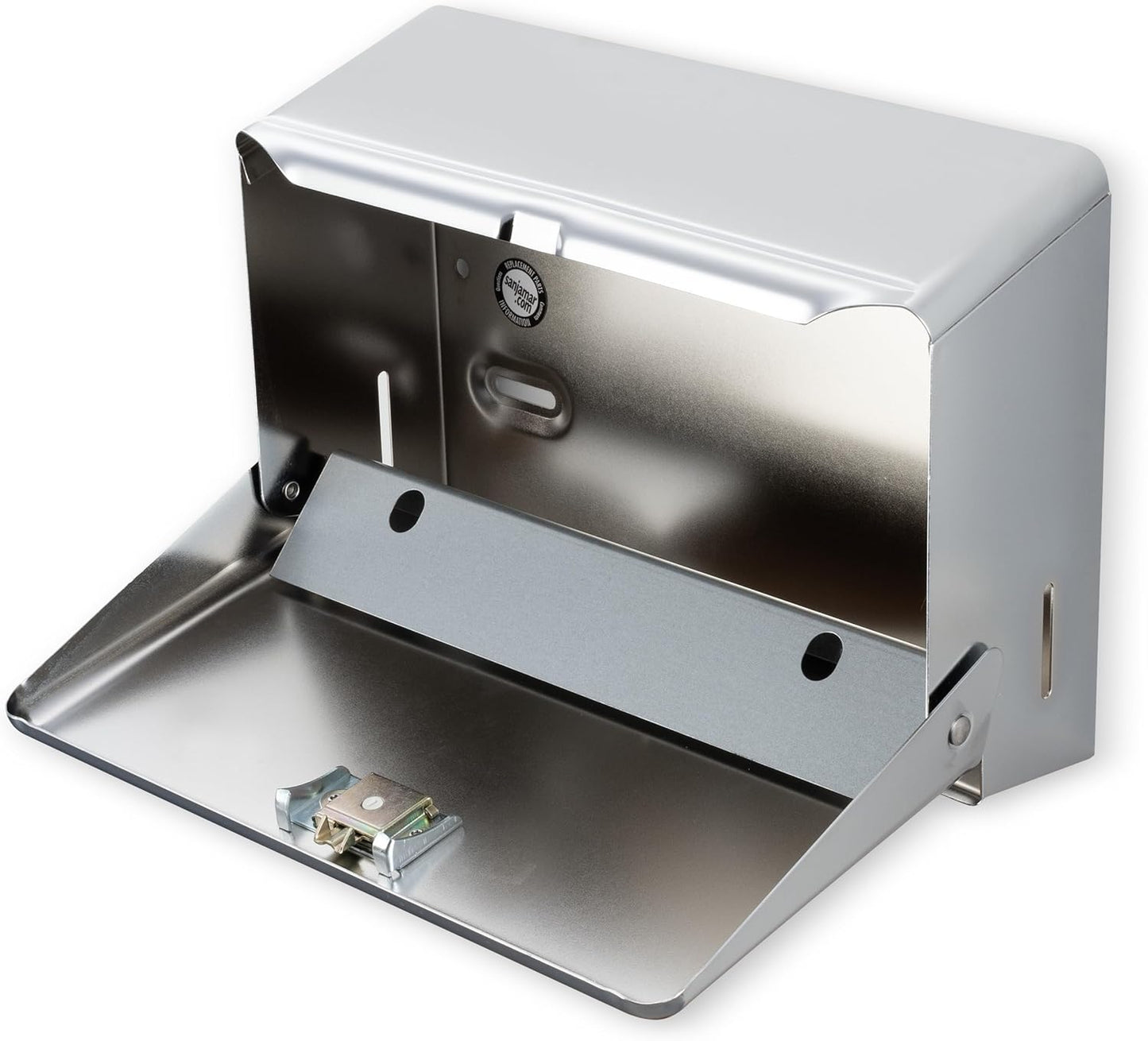 Carlisle FoodService Products T1950XC Mini C-Fold/Multifold Commercial Towel Dispenser, 250 Multifold / 150 C-Fold Towel Capacity, Chrome