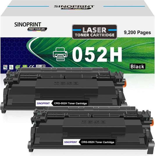 052H Toner Cartridge Compatible Replacement for Canon 052H 052 Toner Cartridge for Canon imageCLASS MF426dw MF424dw MF429dw LBP215dw LBP214dw Printer (Black, 2-Pack)