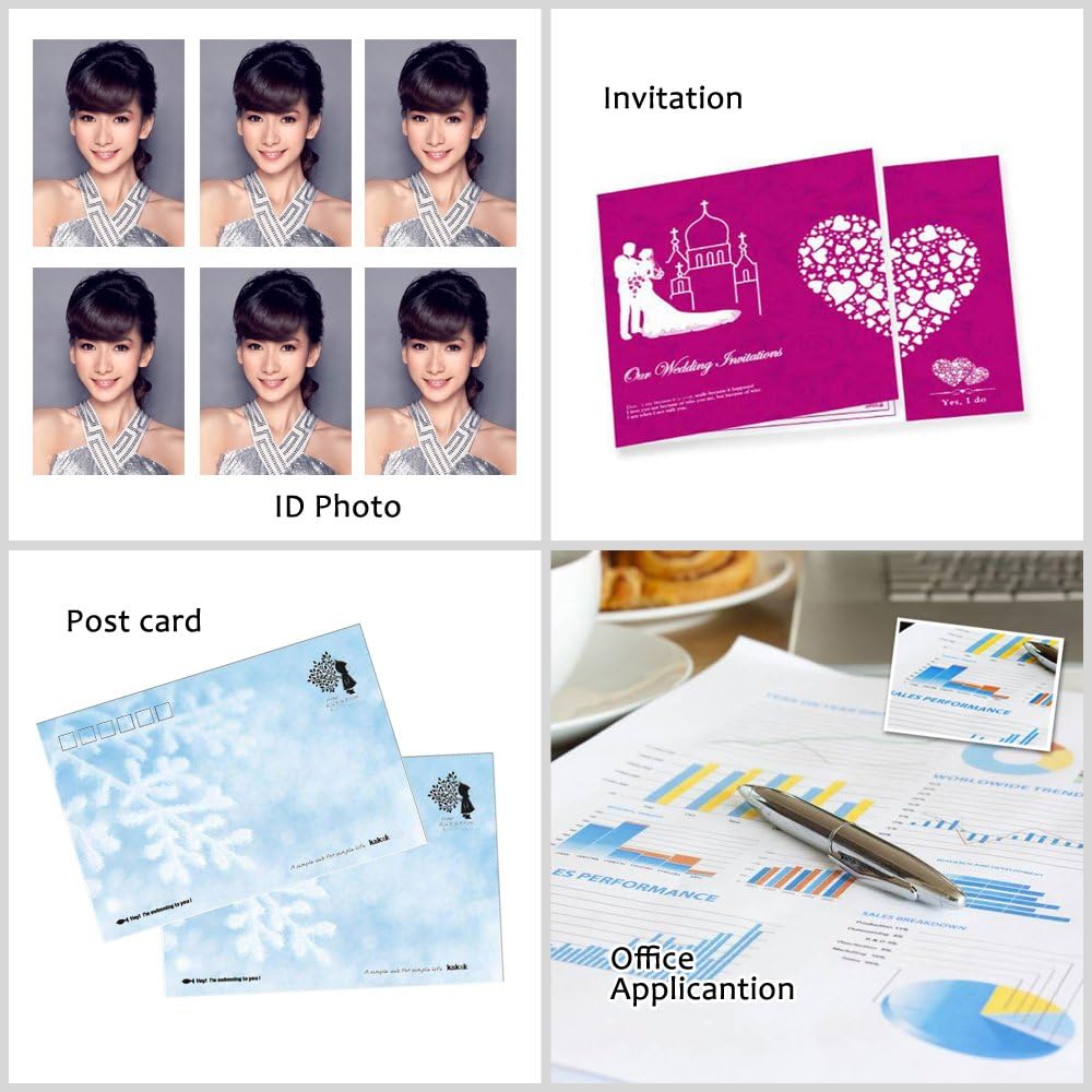Uinkit 100 Sheets 11x17 A3 Thin Matte Presentation Paper Photo Double Sided 38lb 140gsm Printable on Both Sides Brochure Photos Picture Poster Playbill Flyer Coated for laser and Inkjet Printer