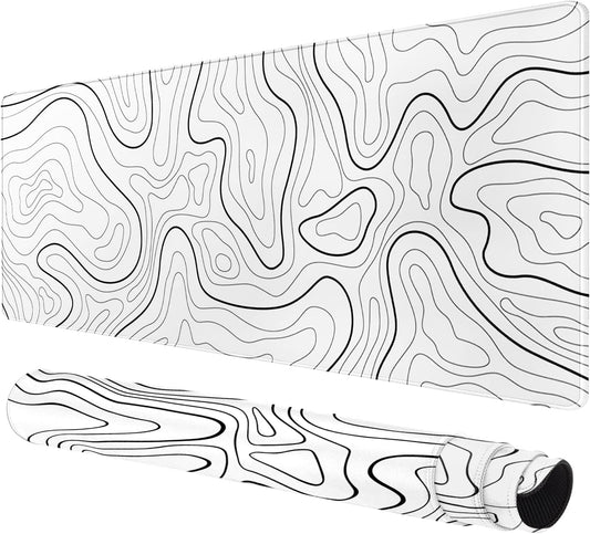 Large Mouse Pad for Desk - Gaming Mouse Pad with Stitched Edges, Anti-Slip Base, Desk Mat Desk Pad for Keyboard and Mouse