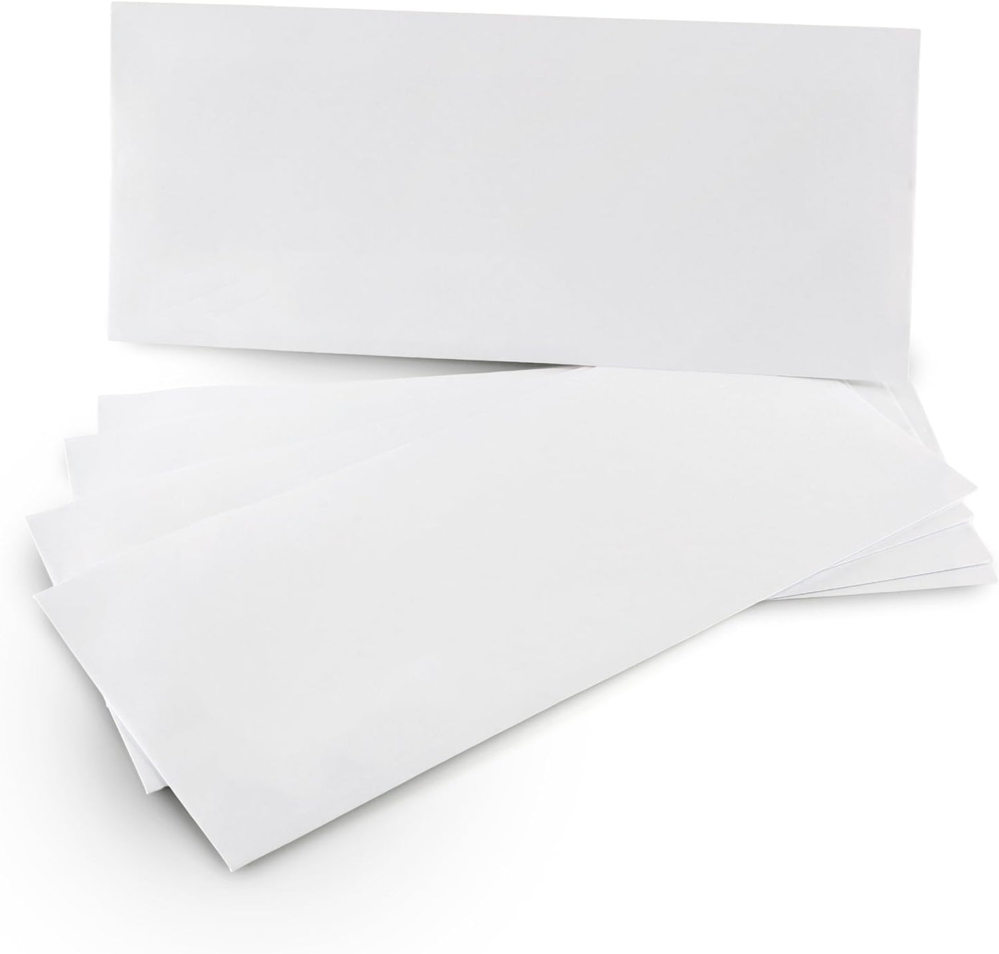 Aimoh #10 Security Tinted Self-Seal Envelopes - No Window - EnveGuard, Size 4-1/8 X 9-1/2 Inches - White - 24 LB - 1 Case - 12 Packs - 1,200 Envelopes (34100-CS)
