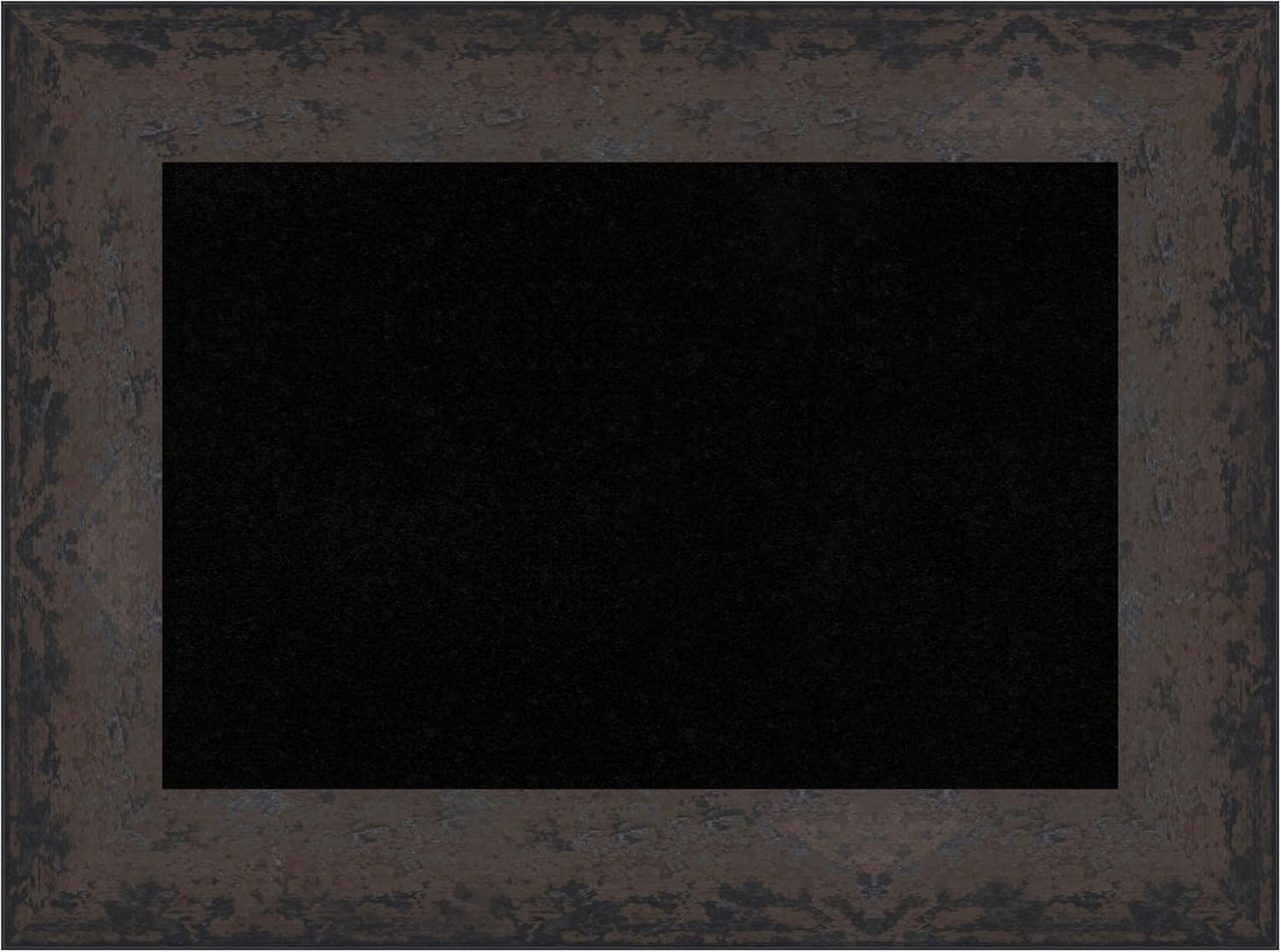 Amanti Art Black Cork Board for Wall, 17x23 Vision Board with Black Wood Frame, Small Corkboard Office Decor for Home Organization, Modern Corkboard Pinboard to Display Items for Home Organization in