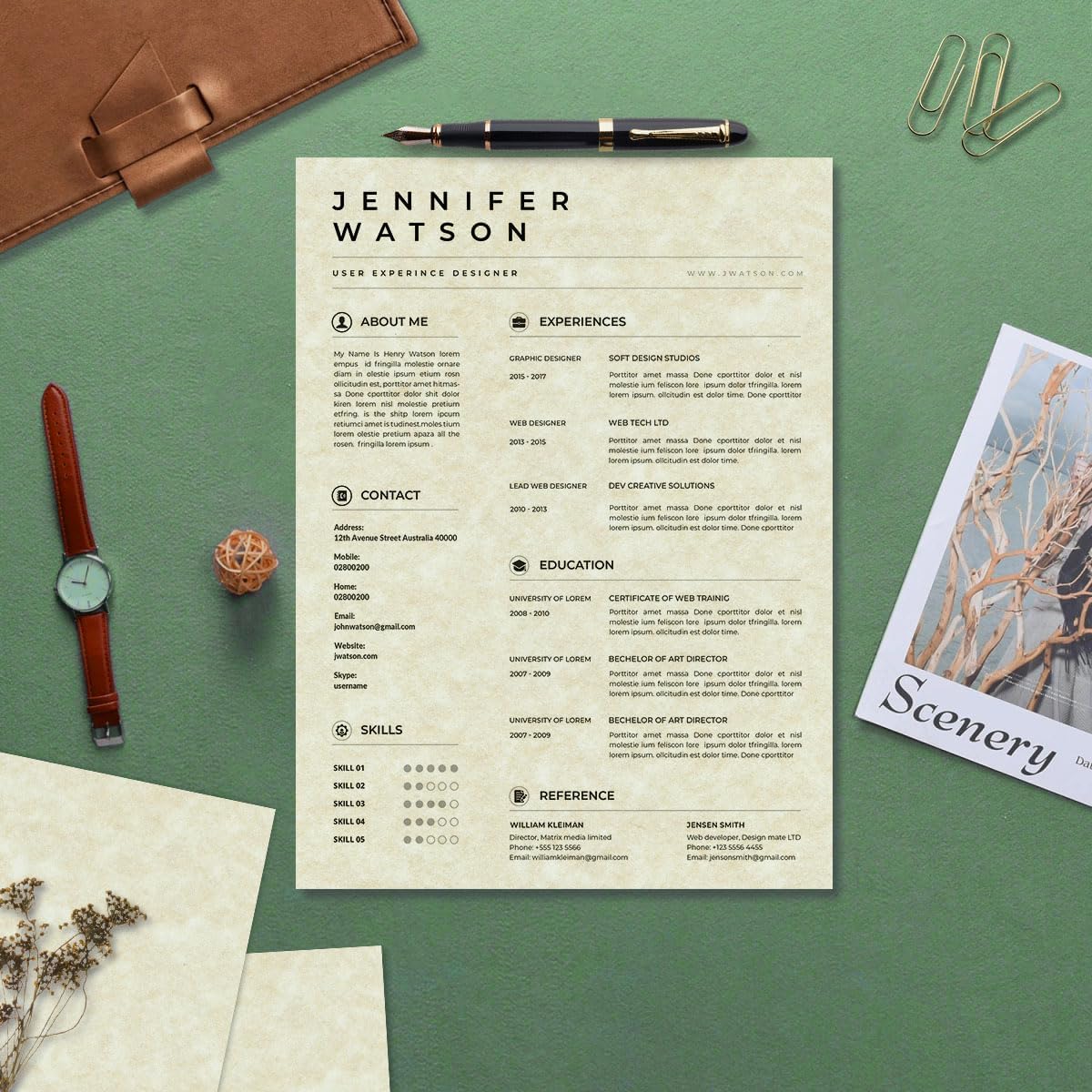 120 Sheets Parchment Paper for Certificates, 8.5" x 11", 100 GSM Double-Sided Stationery Paper for Resumes & Diplomas, Printer-Friendly (Ivory)