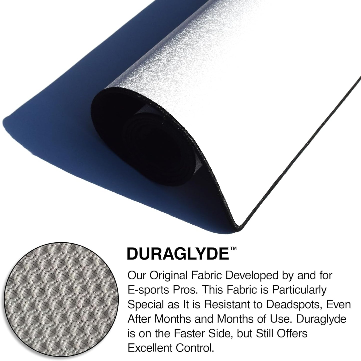 MPCO. Dark Fantasy Large Gaming Desk Pad - 36" x 17" Duraglyde Fabric The Red Luna Desk Mats - Non-slip, Washable, Smooth Glide for Precision Gaming & Work