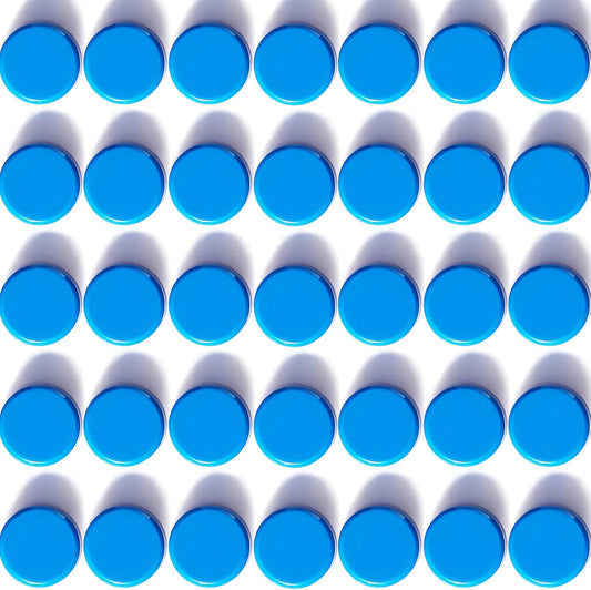 ZDZBLX Fridge Magnets Refrigerator Magnets, 40 Pcs Magnet Strong Magnets Small Magnets for Whiteboard, Heavy Duty Magnets Mini Magnets Cute Magnets Round Magnets for Fridge,Locker,Kitchen,Office, Blue