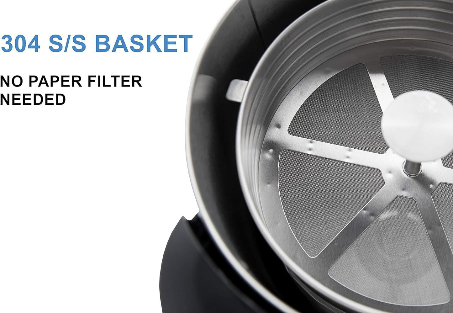 SYBO SR-CP-100B Commercial Grade Stainless Steel Percolate Coffee Maker Hot Water Urn for Catering, 100-Cup 16 L, Grey