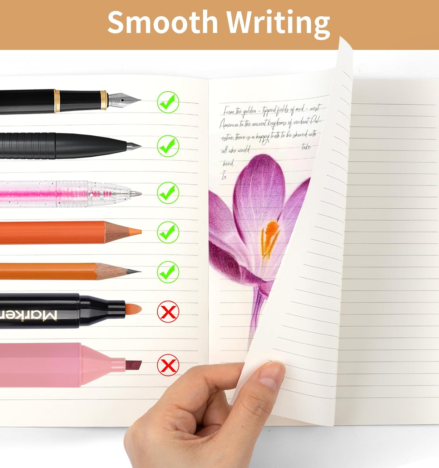 24 Pack A5 Ruled Lined Kraft Notebooks Bulk, Journaling Notebooks, A5 Lined College Ruled Notebook, 8.3x5.5 Inches 60 Pages Travel Journal Notebooks Set for Work, School, Student, Kids, Writing