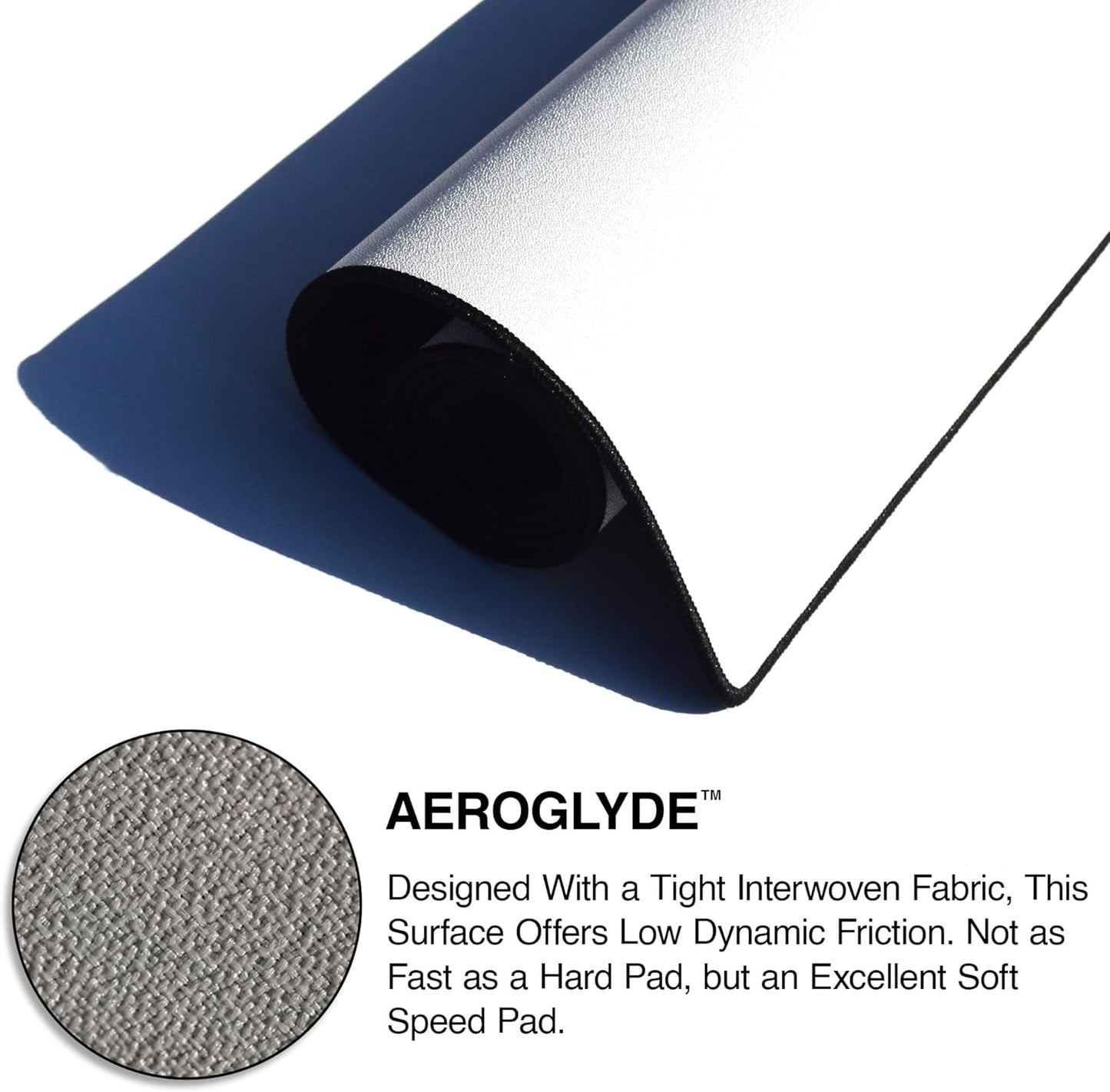 MPCO. Dark Fantasy Large Gaming Desk Pad - 36" x 17" Aeroglyde Fabric Whispers of The Northern Sky Desk Mats - Non-Slip, Washable, Smooth Glide for Precision Gaming & Work