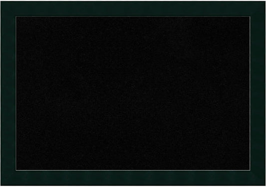 Amanti Art Black Cork Board for Wall, 28x40 Vision Board with Black Wood Frame, Large Corkboard Office Decor for Home Organization, Modern Corkboard Pinboard to Display Items for Home Organization in