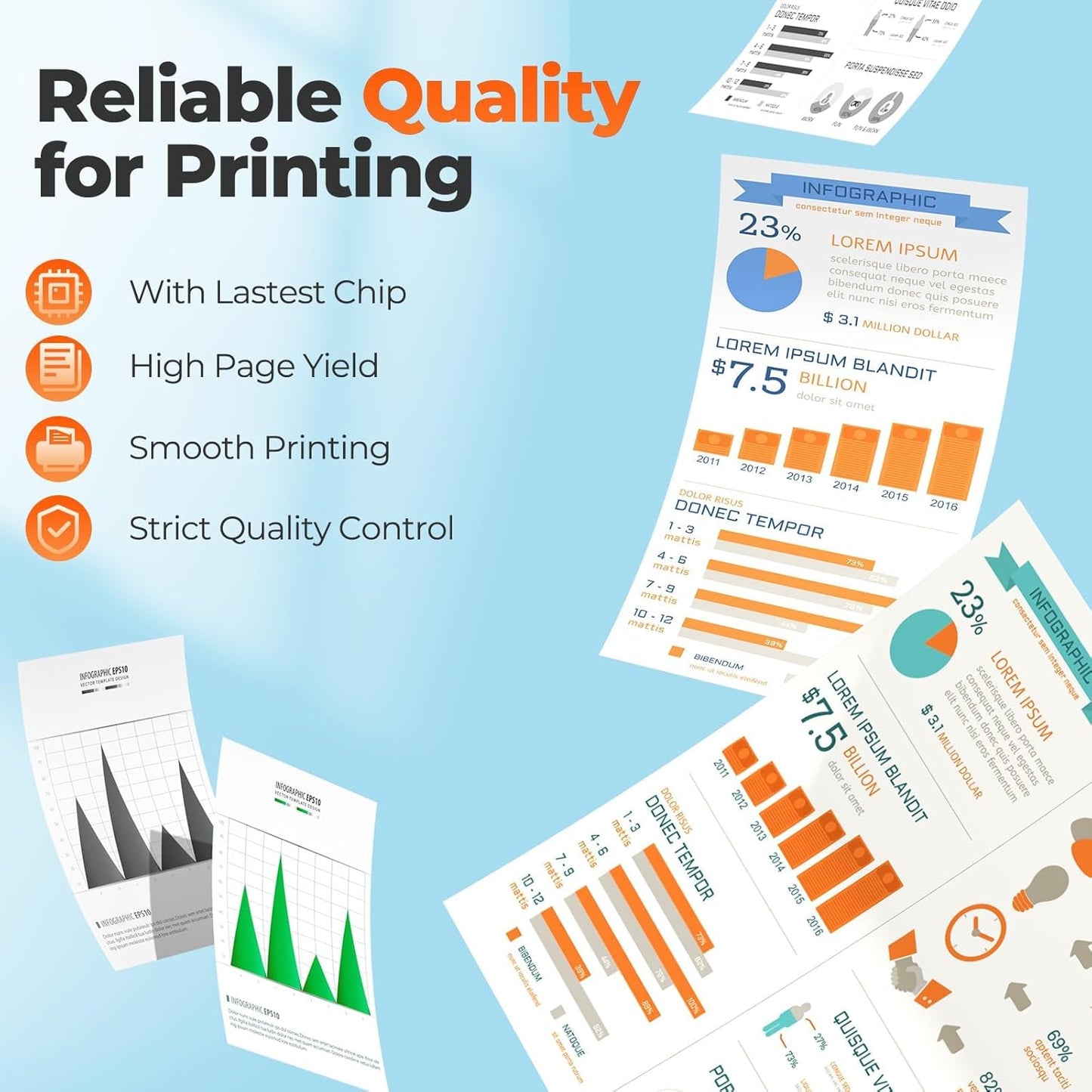 206X Toner cartridges Black for Color Laser Jet Pro MFP M283fdw M283cdw M255dw M255nw M283fdn M282nw