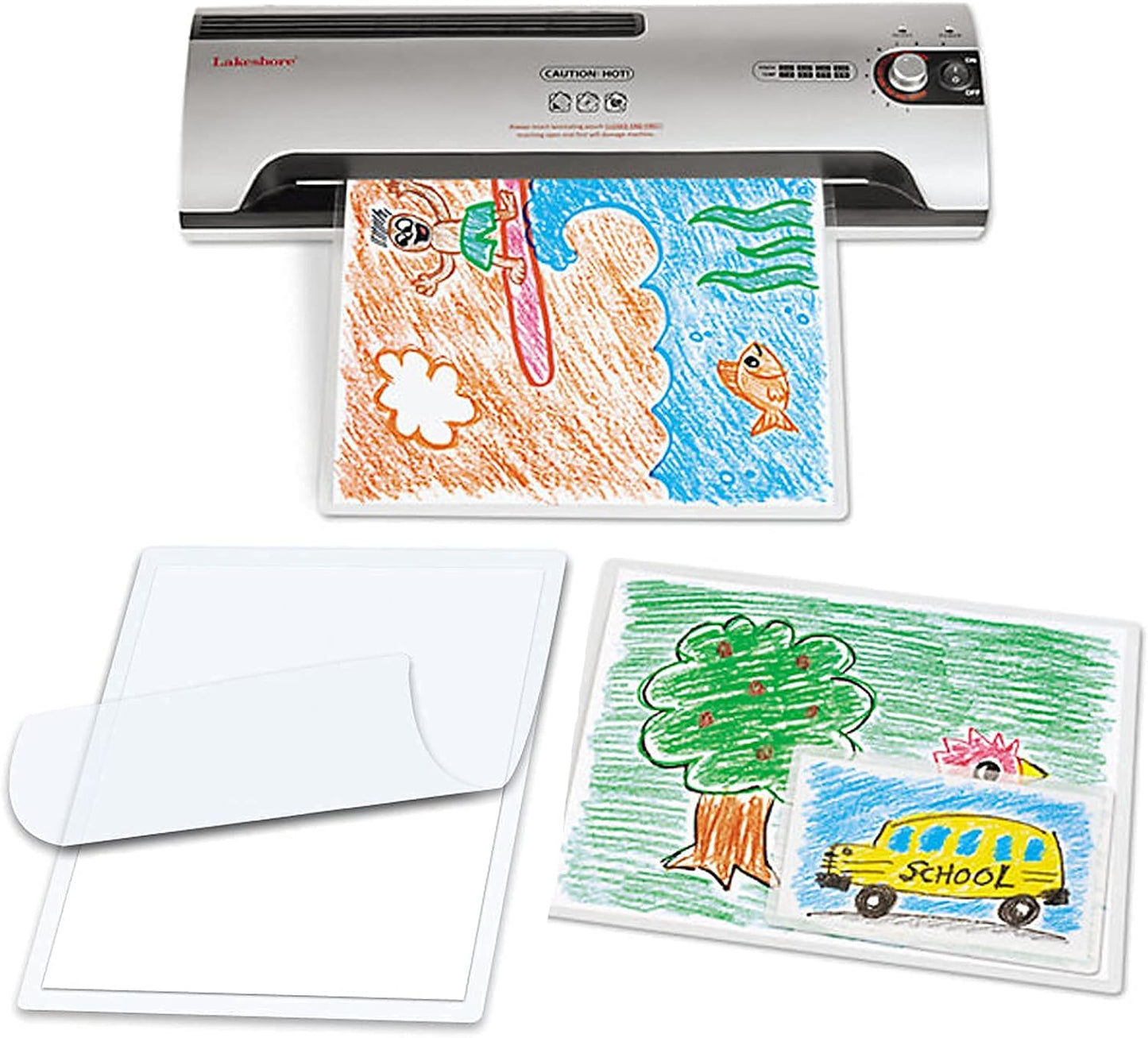 Coopaty Thermal Laminating Pouches, 8.9 x 11.4 Inches, 3mil 500Pack, Clear, Letter Size