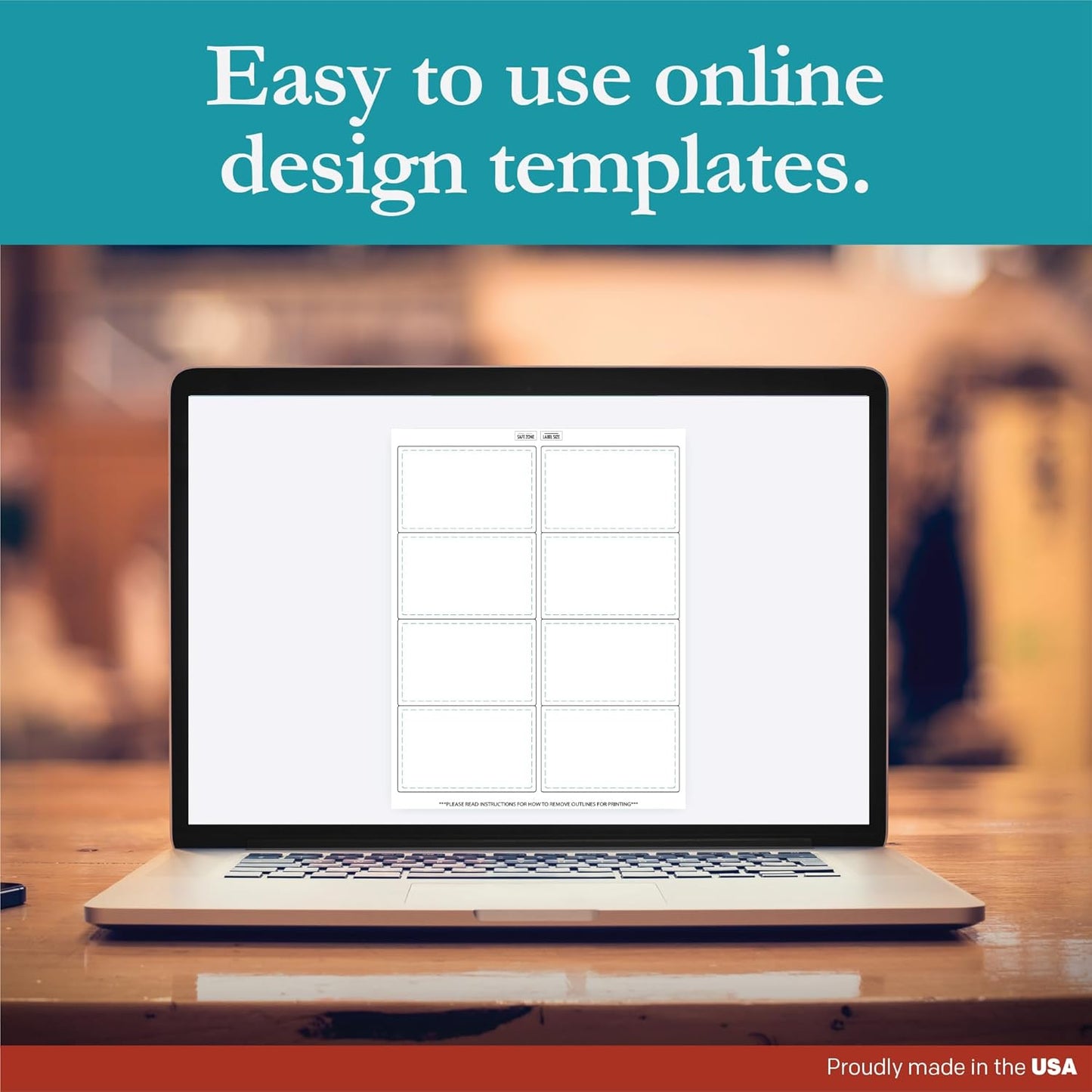 Premium Label Supply White Sticker Shipping/Mailing Labels – 4" x 2.5" – Laser/Inkjet Compatible – (8 per Sheet), 1000 Sheets – 8,000 Total Adhesive Labels