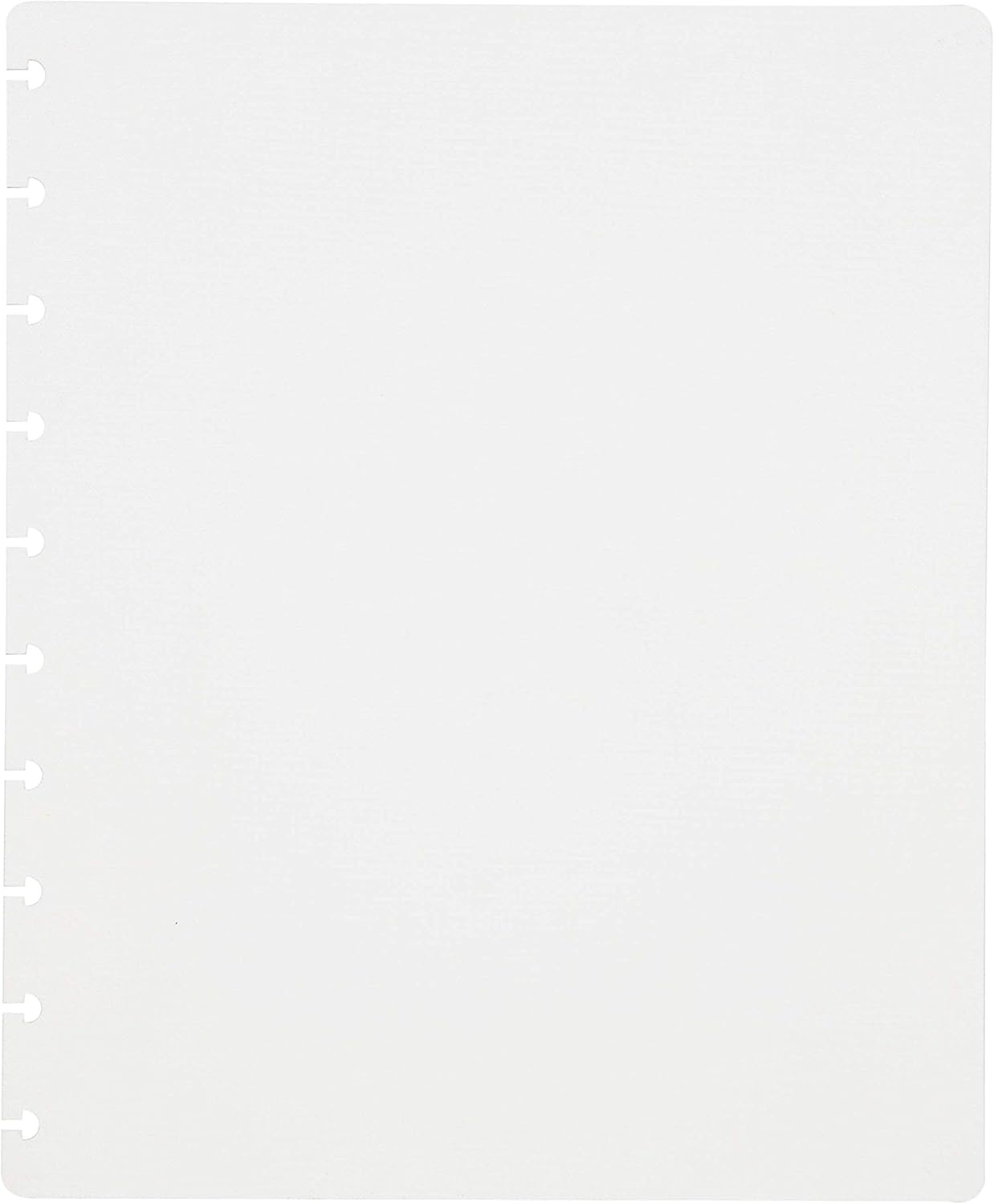 Talia Discbound Notebooks, Planner, Customizable, (White, Midsize (7.5in x 9.75in))