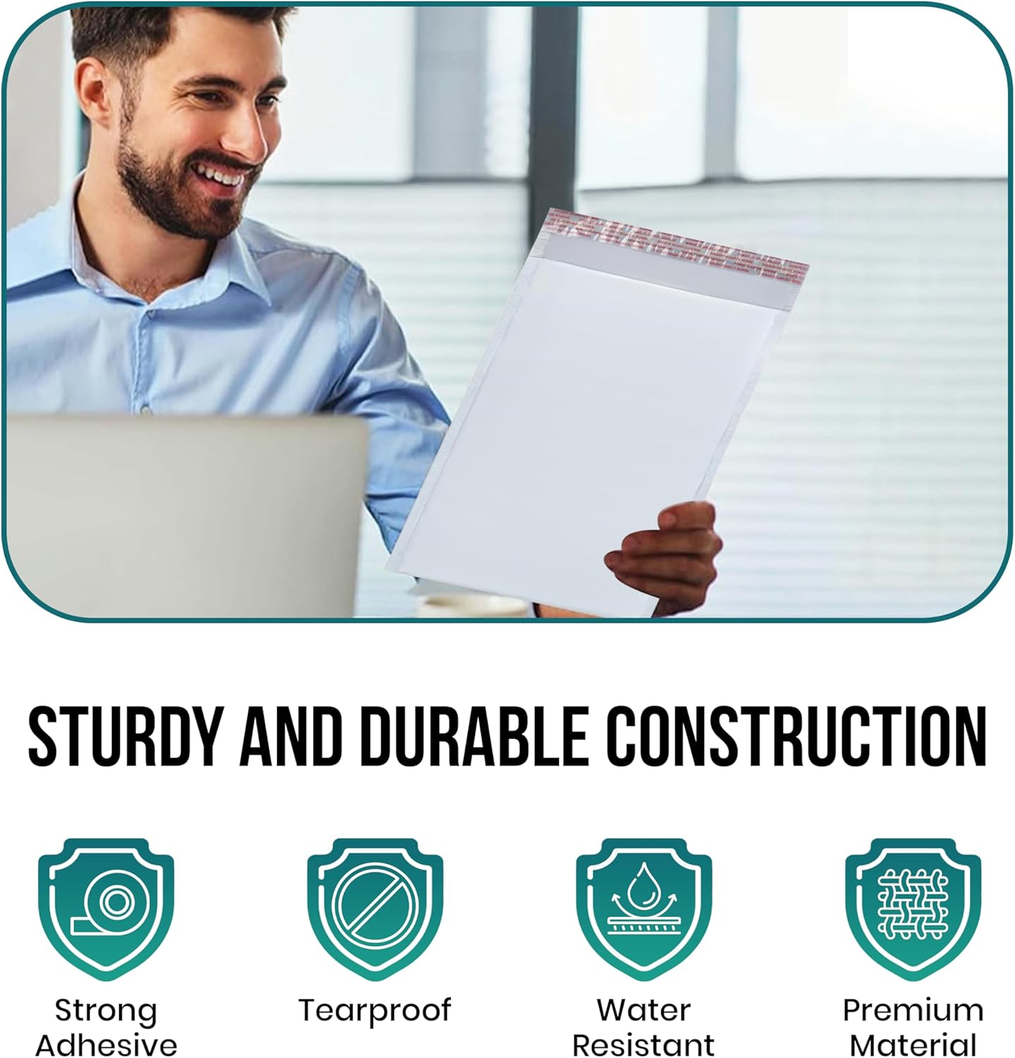 Levex - #7 14.25" x 20" [100 Pack] Poly Bubble Mailers, Padded Envelope Mailers, Packing Envelope & Mailing Bags for Shipping