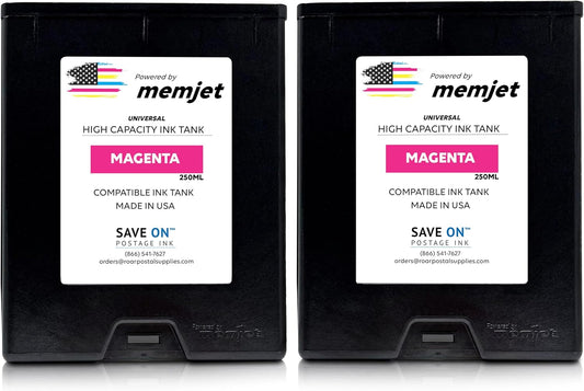 Save On Postage Ink, (2 Pack High Capacity Magenta Ink Tank Compatible with Astro 123-2414, for M1 AstroJet M2 AstroJet S1 and AstroJet M1DX