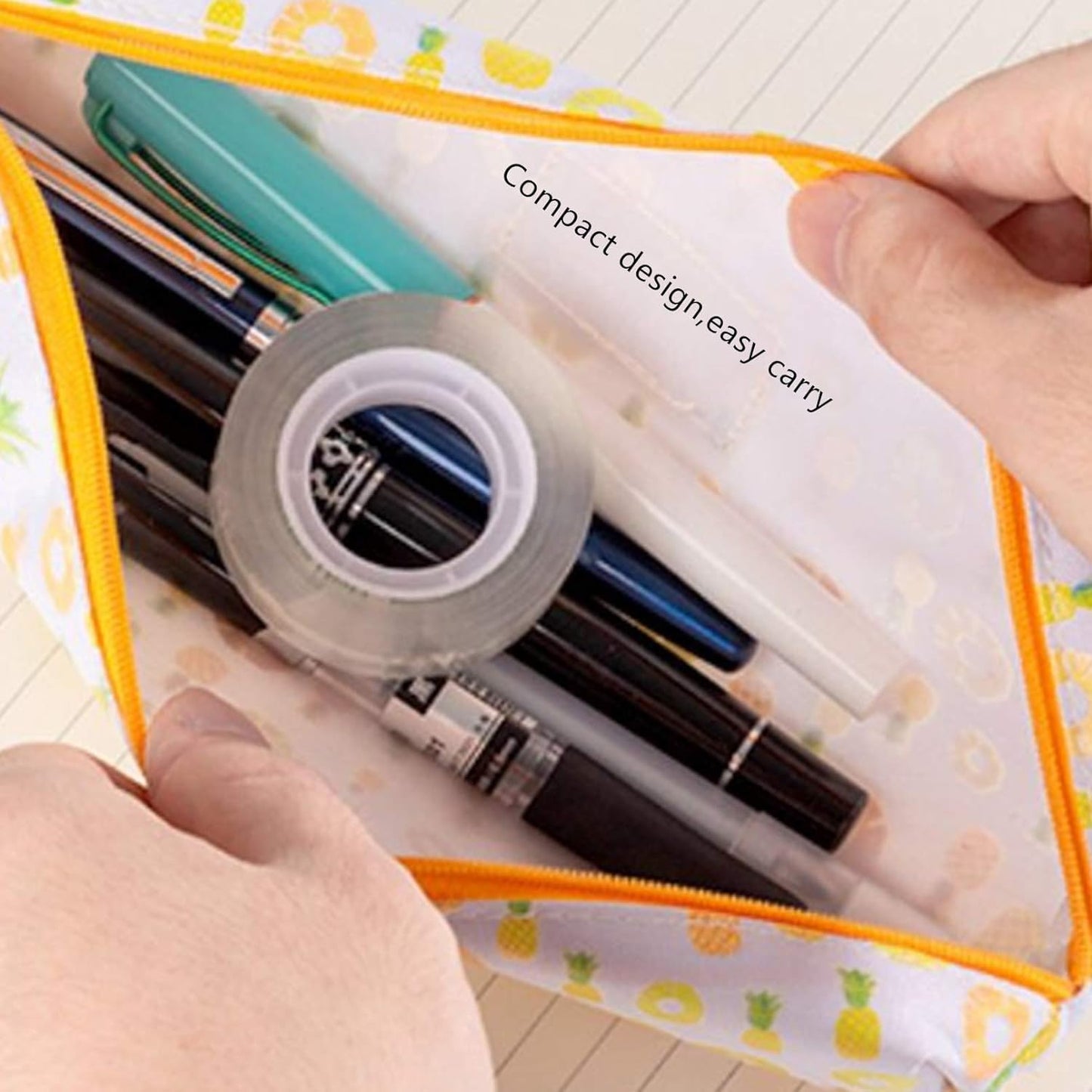 Transparent Tape Refill Rolls for Dispenser, Tear by Hand,144 Rolls x 900 inches