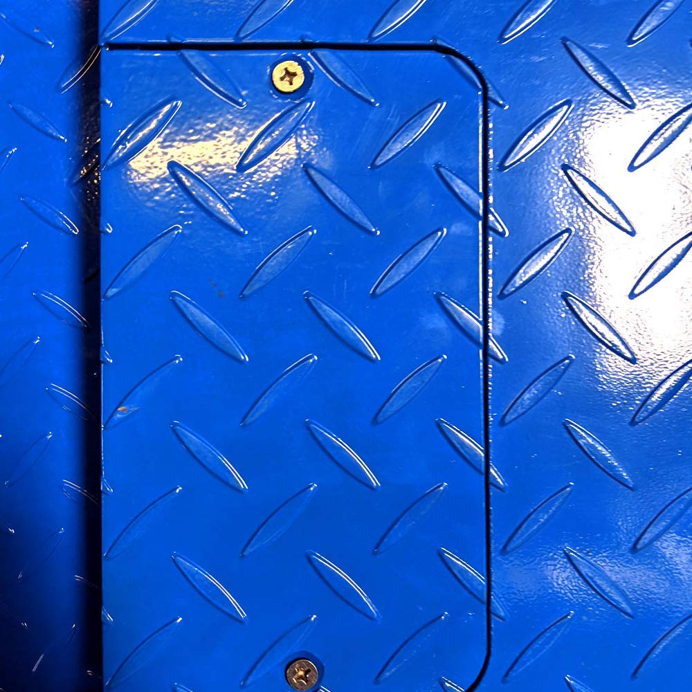 PEC Tools FS Series Professional Grade Steel Floor Scale - Heavy-Duty Pallet Scale and Shipping Scale for Industrial Use - Weighing Scale for Packages Up to 10000x1lbs - 48x60