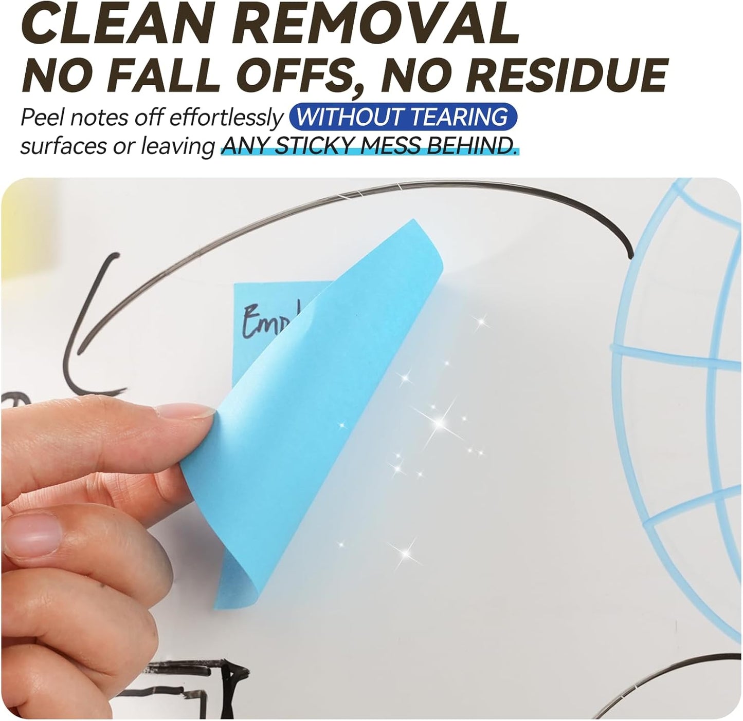 (12 Pack) Sticky Notes 3x3 + 1.5x2 in Small Sticky Note, Self-Sticky Note Pads | Sticks Strong & Removes Clean | Recycled Paper Cute Sticky Notes to School Supplies, Office Products, 6 Colors