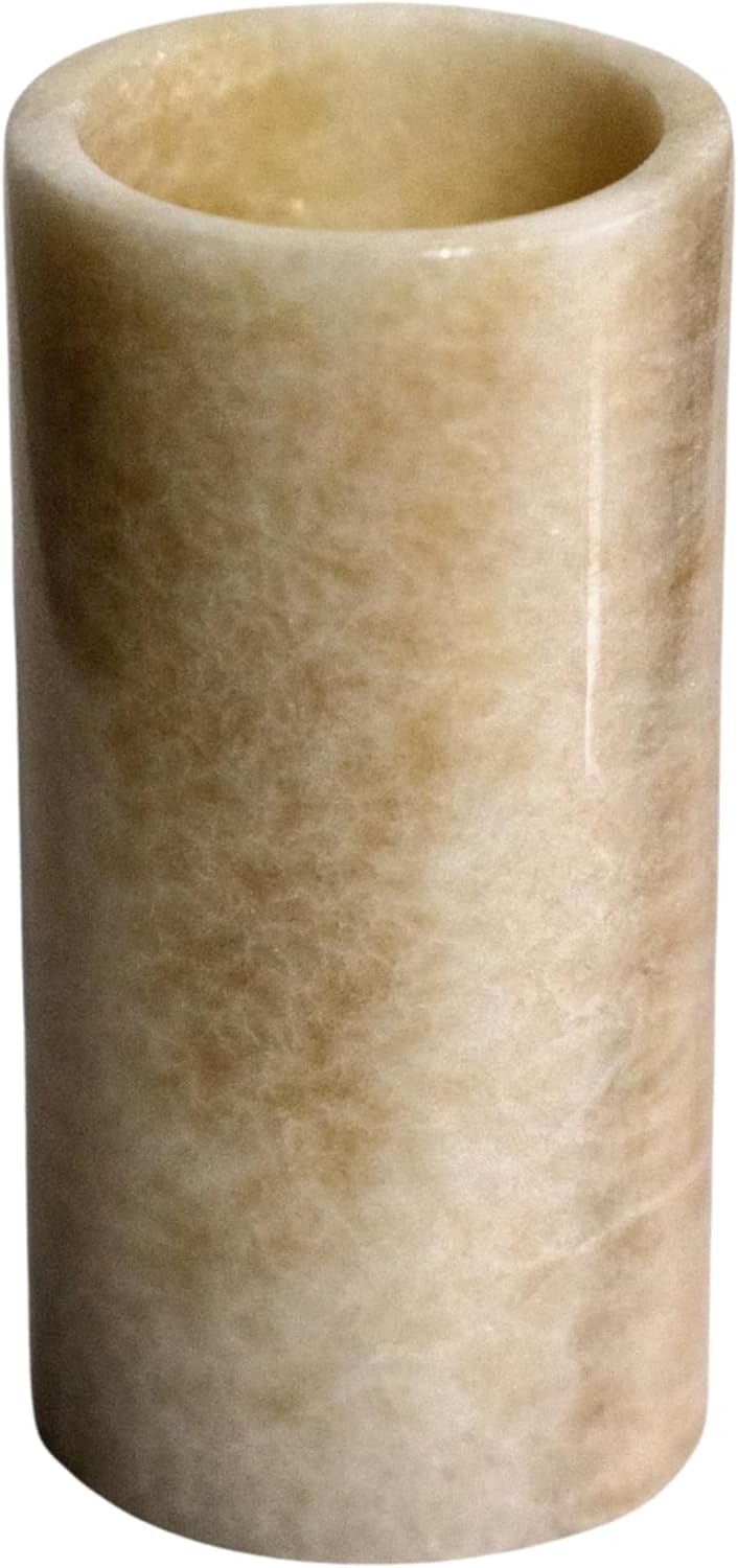 Pen Holder - Toothbrush Holder, Desk Organizer, Makeup Brush Holder, Gift for Home, Kitchen Utensil Holder, Storage Desktop, Onyx Marble, Mini Vase