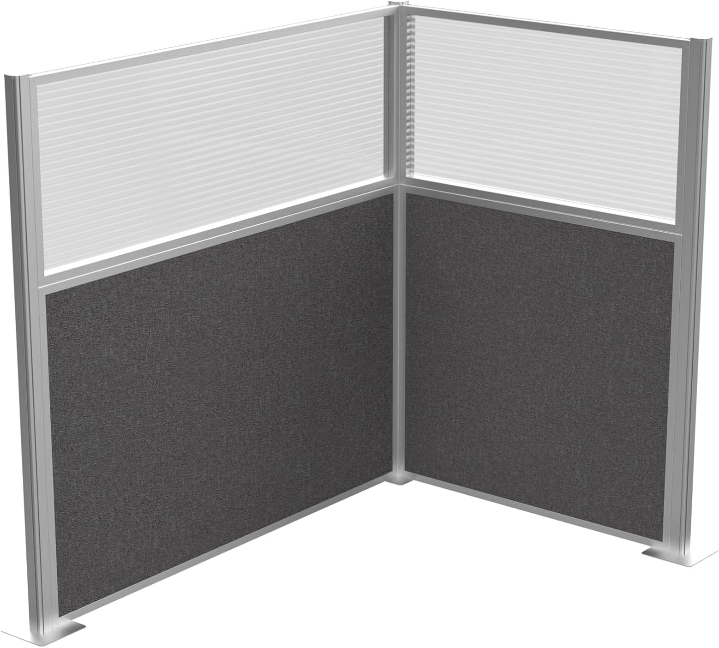 Versare Hush Panel Cubicle Kit | Workstation Partition Walls | Sound Dampening Cubicle Walls | Partitions for Desks
