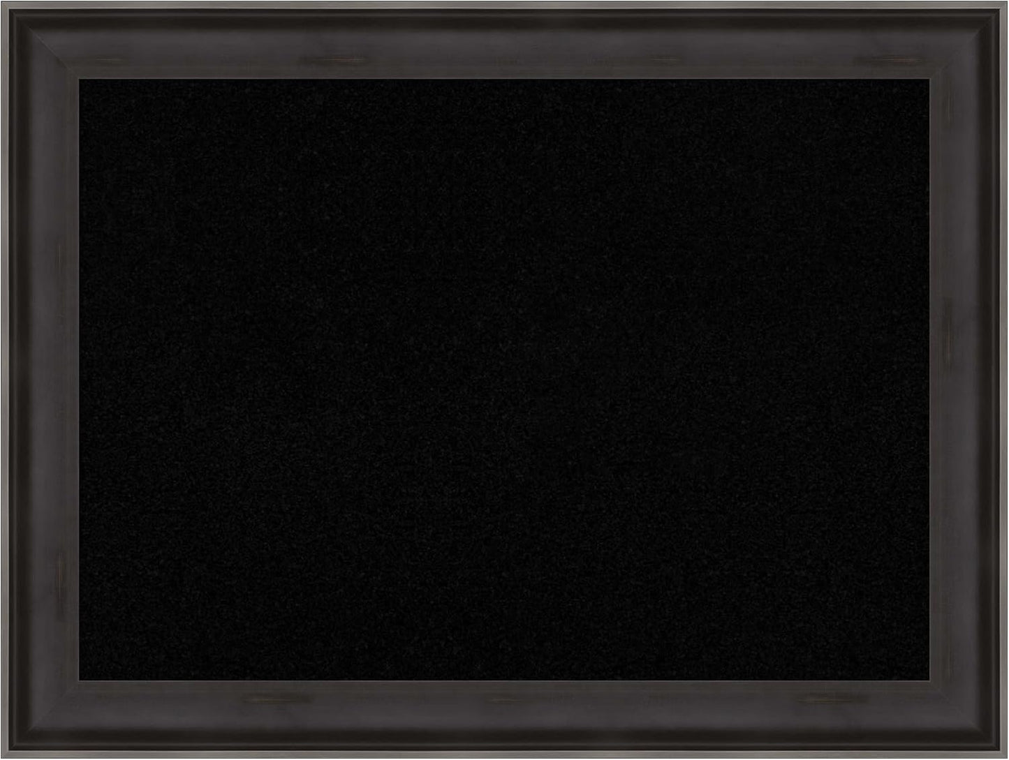 Amanti Art Black Cork Board for Wall, 24x32 Vision Board with Black Wood Frame, Medium Corkboard Office Decor for Home Organization, Casual Corkboard Pinboard to Display Items for Home Organization