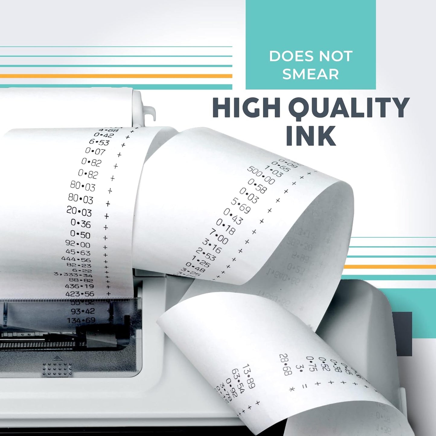 CATIGA IR-40T Ink Roller Cartridge for Printing Calculators and Adding Machines, Black/Red Pack of 2, Used with Casio HR-100TM HR-150TM HR-170RC, Sharp EL-1750V EL-1801V, CP30A CP90A