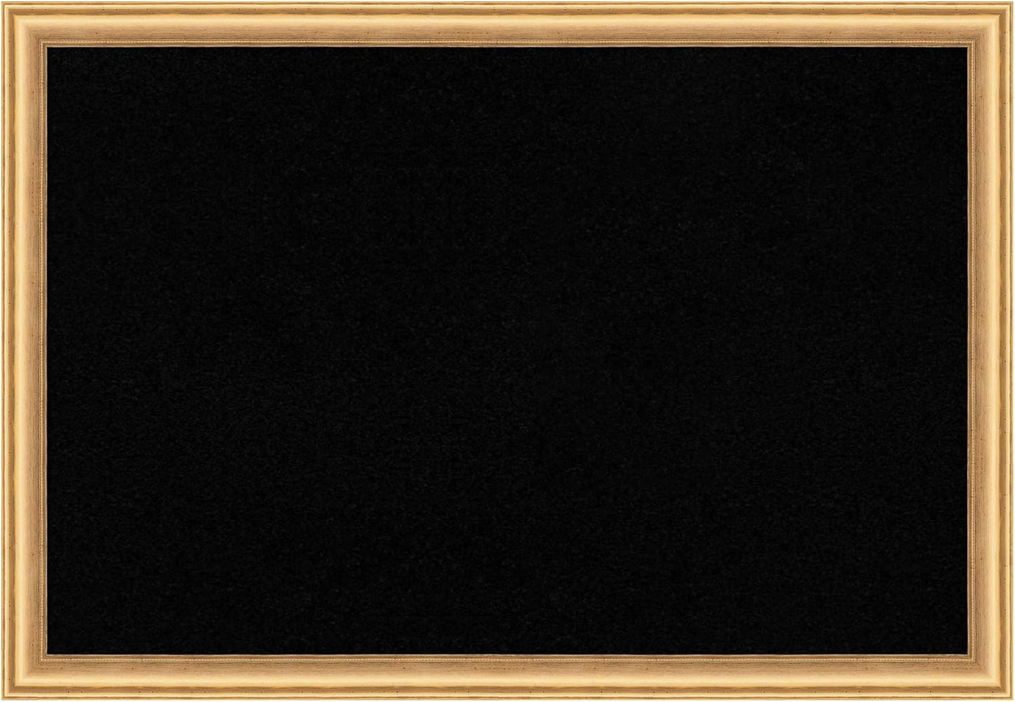 Amanti Art Black Cork Board for Wall, 18x26 Vision Board with Gold Wood Frame, Medium Corkboard Office Decor for Home Organization, Casual Corkboard Pinboard to display items for home organization