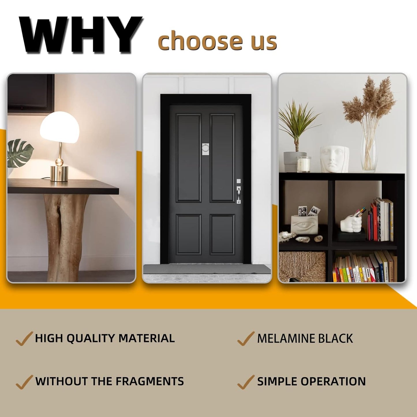 GSCIT Club Black Edge Banding, 1 inch x 100ft Melamine Edge Banding with Hot Melt Adhesive Preglued Cabinet Edge Banding Flexible Black Veneer Edging