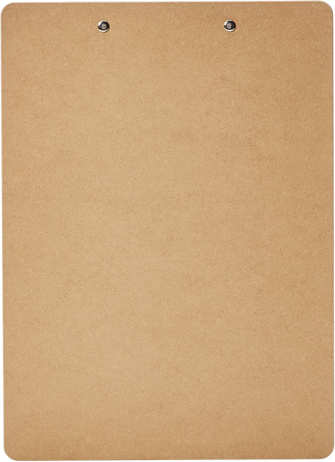Amazon Basics Hardboard Office Clipboard,Letter Size, 9" x 12.5", 30-Pack, Brown