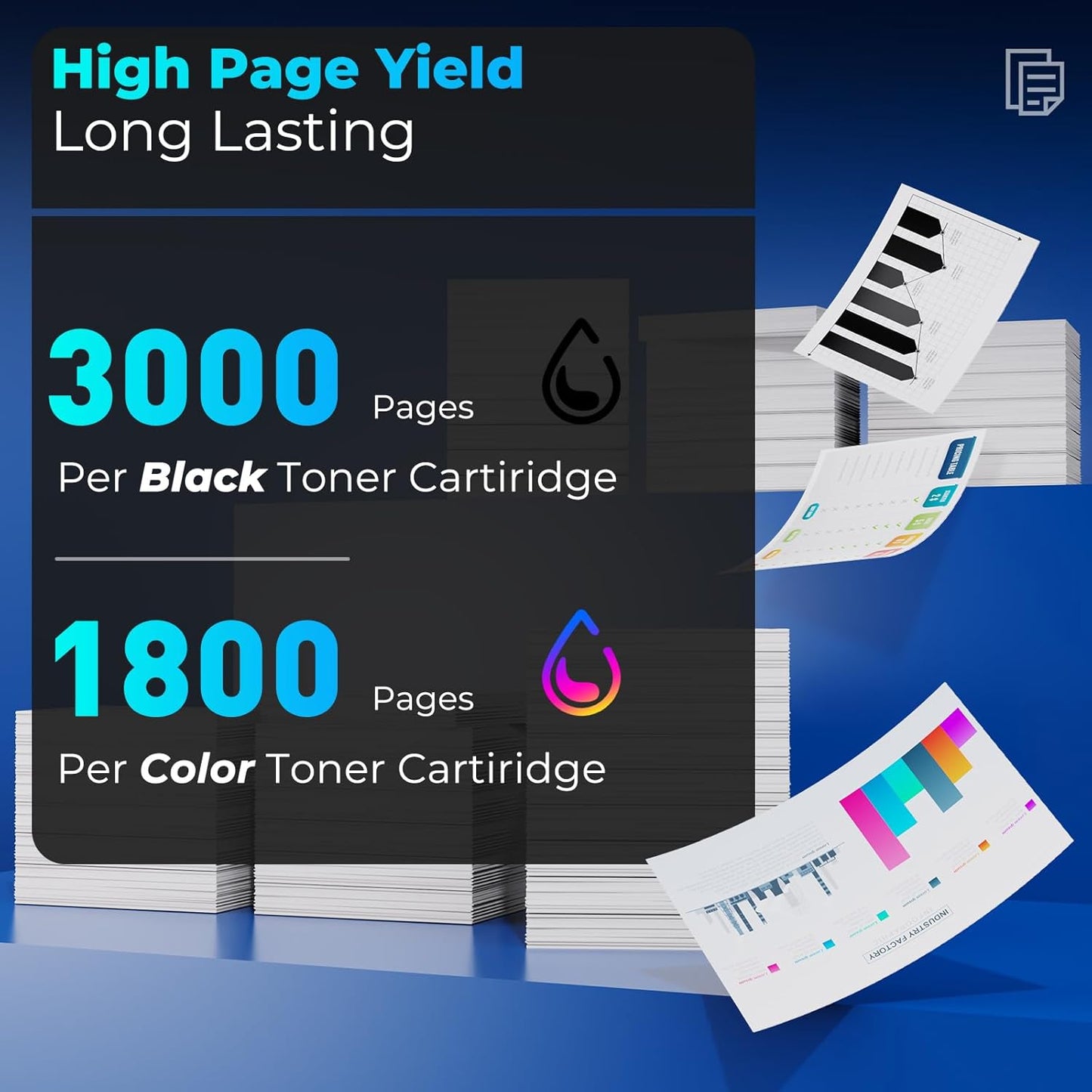 TN431 TN-431 Toner Cartridges Compatible for Brother TN431 TN-431 TN 431 for Brother MFC-L8900CDW Toner Cartridges MFC L8900CDW HL-L8360CDW HL-L8260CDW HL-L8360CDWT MFC-L8610CDW, 4-Color