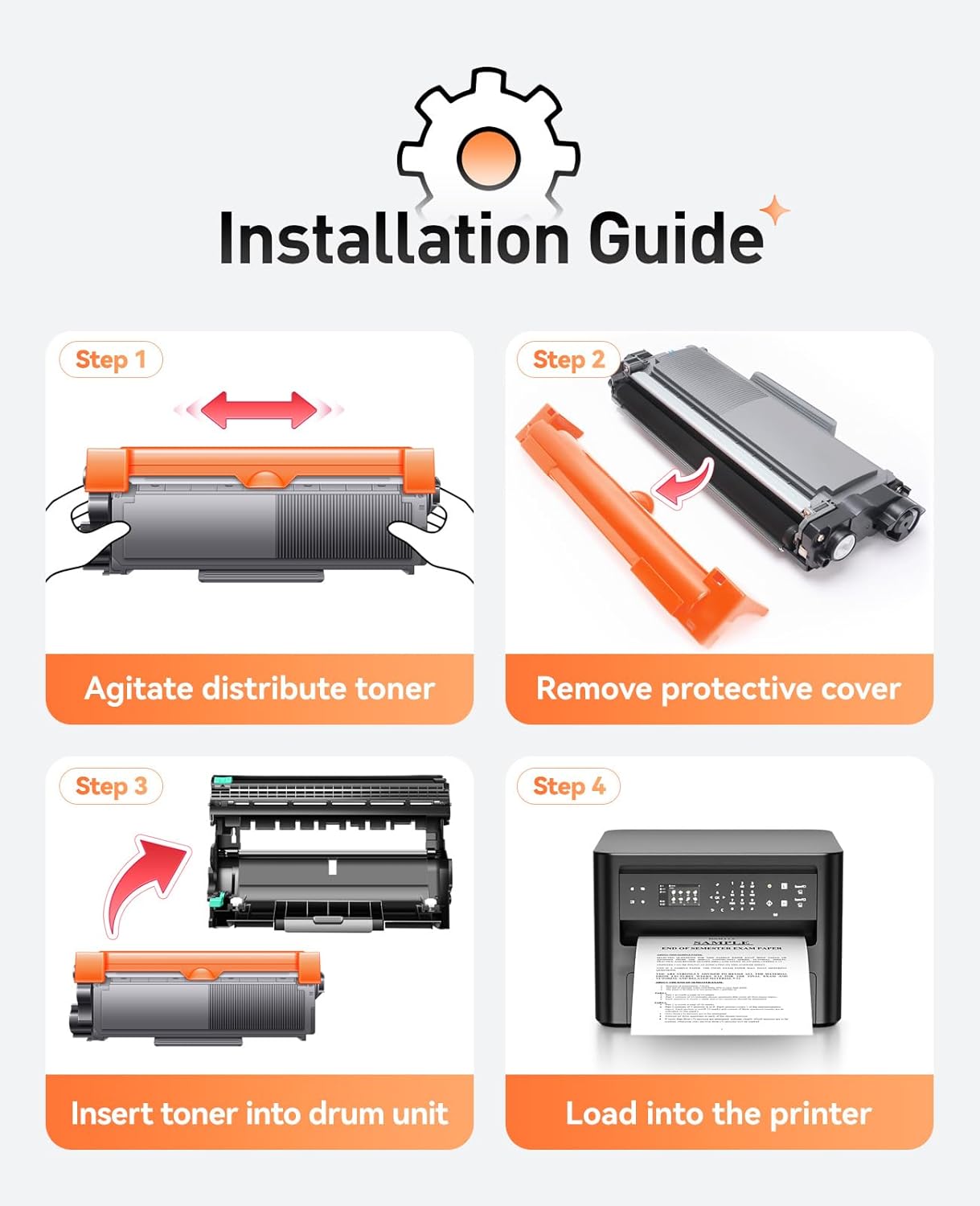 TN660 Toner Cartridge Replacement Compatible for Brother TN-660 TN630 TN-630 HL-L2380DW HL-L2320D HL-L2340DW DCP-L2540DW MFC-L2700DW MFC-L2720DW HL-L2300D HL-L2360DW DCP-L2520DW Printer Black 2-Pack