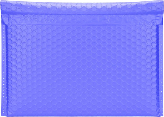 Periwinkle Side-Loading Bubble Mailers 12 x 9 Inches,Self-Seal Padded Mailing Envelopes, Pack of 27