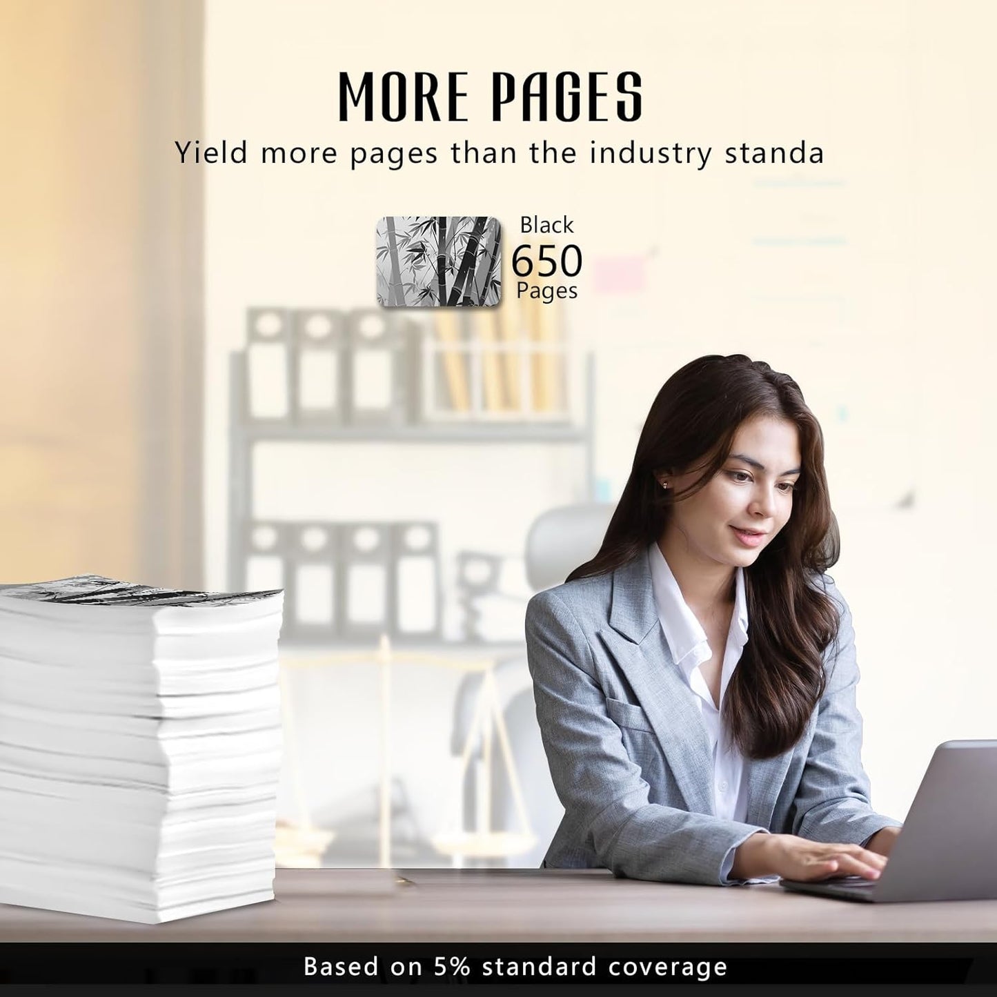 Printer Ink 67XL 67 HP67XL Black for HP67 XL 67XLBlack Deskjet 2755e 2734e Ink Cartridge for HP Printers for Deskjet 2755e / 2700 / 2700e / 2742 / 2734e / 4100 / 4155e Envy 6000e / 6455e / 6055e