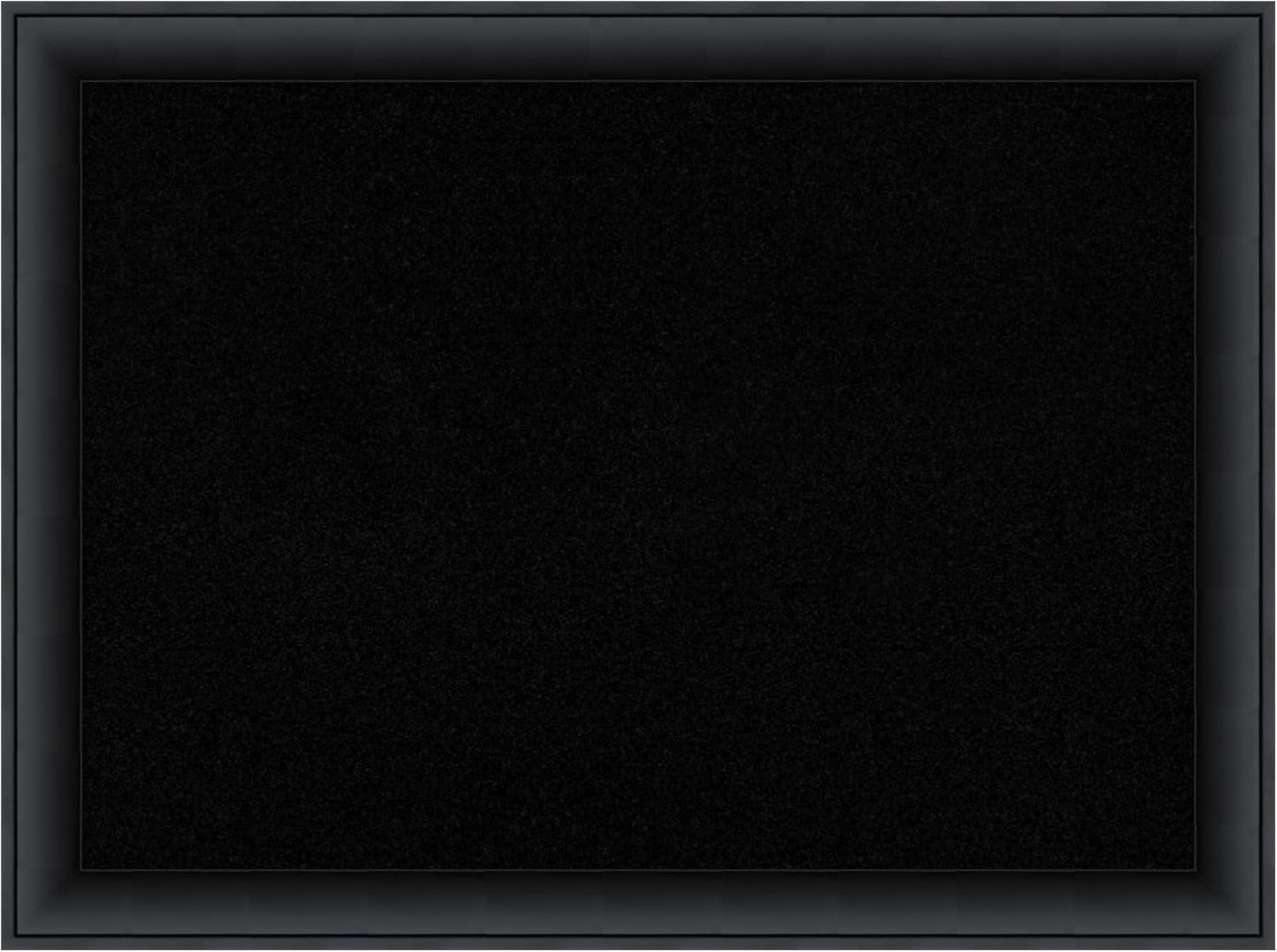 Amanti Art Black Cork Board for Wall, 23x31 Vision Board with Black Wood Frame, Medium Corkboard Office Decor for Home Organization, Modern Corkboard Pinboard to Display Items for Home Organization