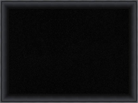 Amanti Art Black Cork Board for Wall, 23x31 Vision Board with Black Wood Frame, Medium Corkboard Office Decor for Home Organization, Modern Corkboard Pinboard to Display Items for Home Organization