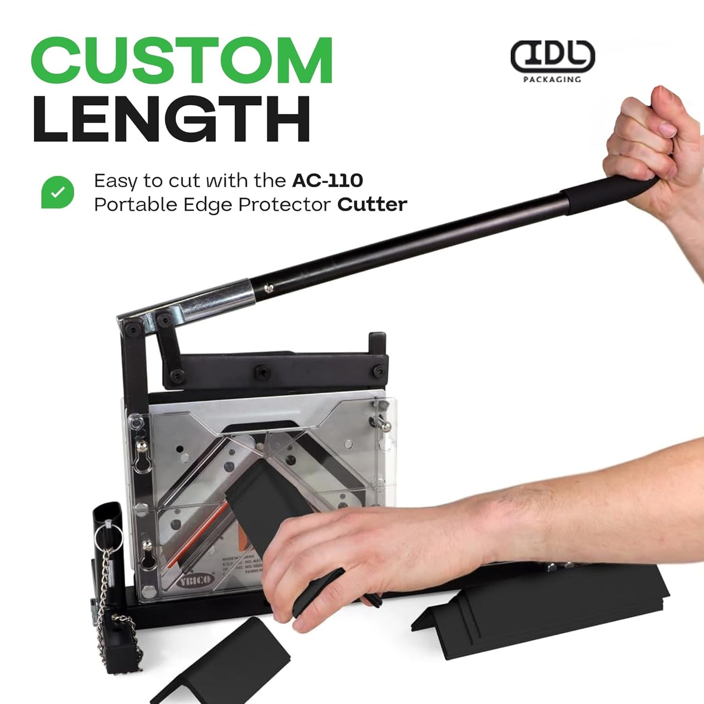 IDL Packaging Cardboard Edge Protectors 2" x 2" x 24", Full Pallet of 5600 pc, White - V-Board Reinforced Corner Protectors - Regular-Duty Cardboard Corners for Shipping