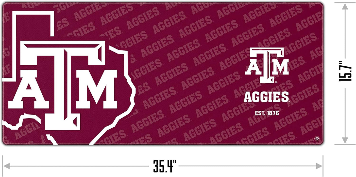YouTheFan NCAA Texas A&M Aggies Logo Series Desk Pad