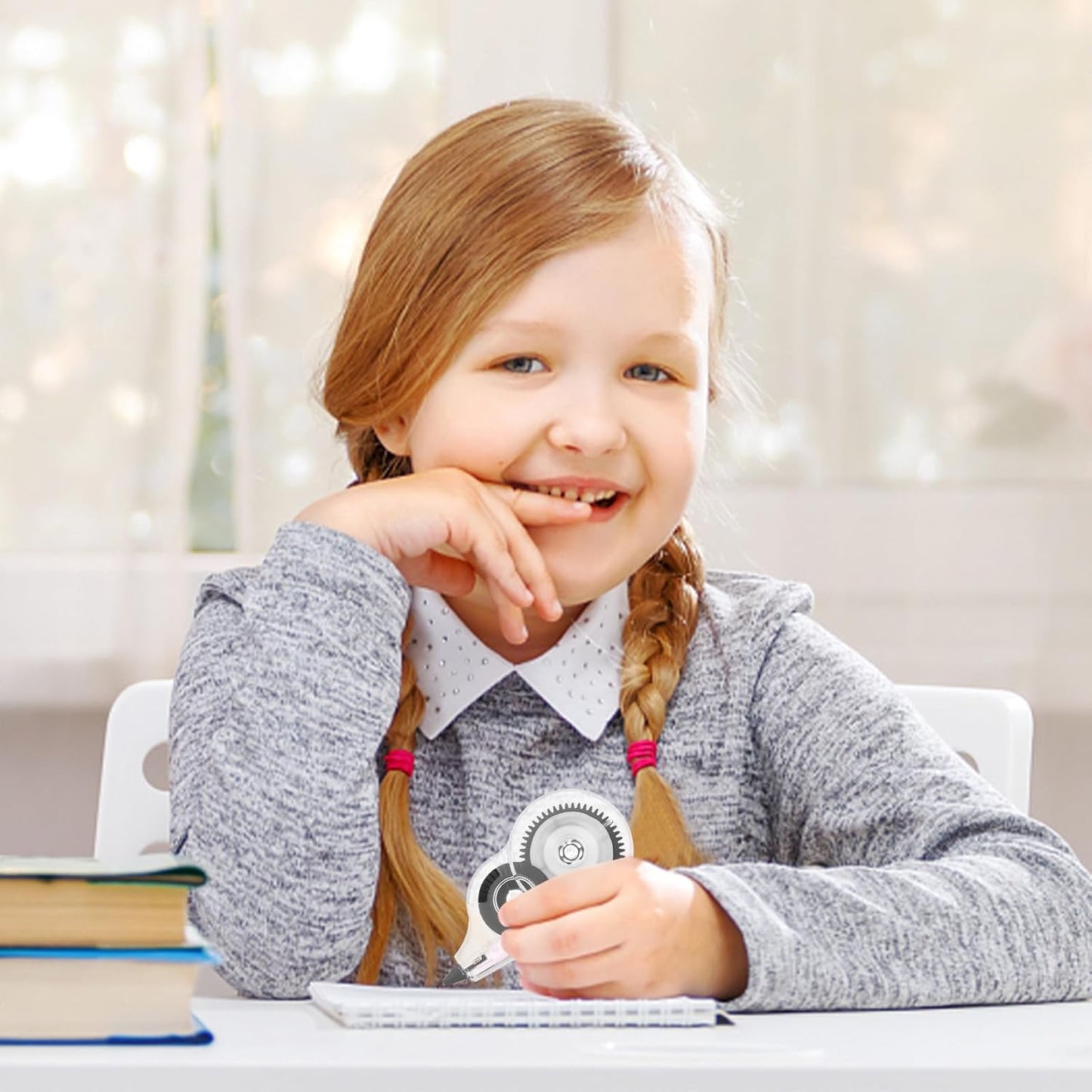 36 Count Correction Tape with Protective Cap, 1/5 X 472 Inch Correction Tape Roller Easy to Use Applicator for Instant Corrections School Office Supplies