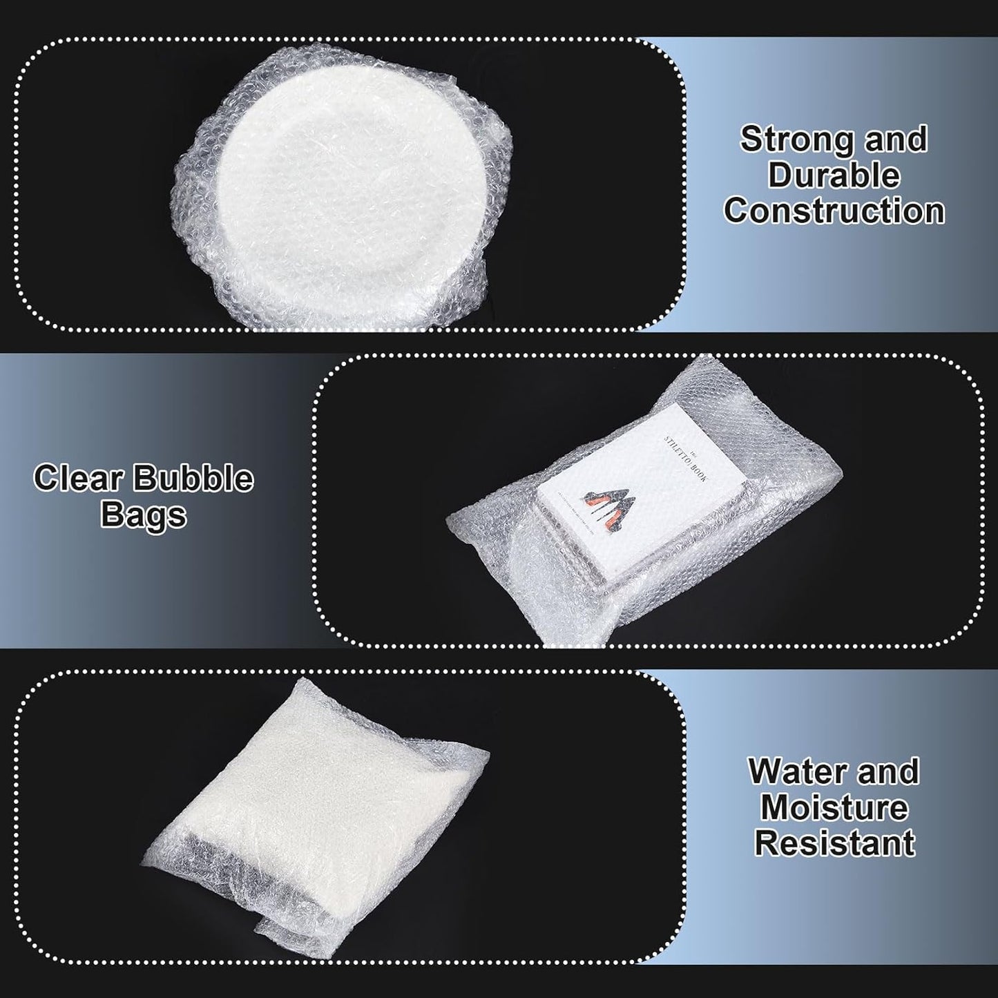 5 Pack Extra Large 28 * 32 Inch Bubble Pouches Clear Bubble Pouch Wrap Bags for Packing Shockproof Cushioning Wrap Bag for Shipping Moving Fragile Dishes China Plates Painting Fragile Items